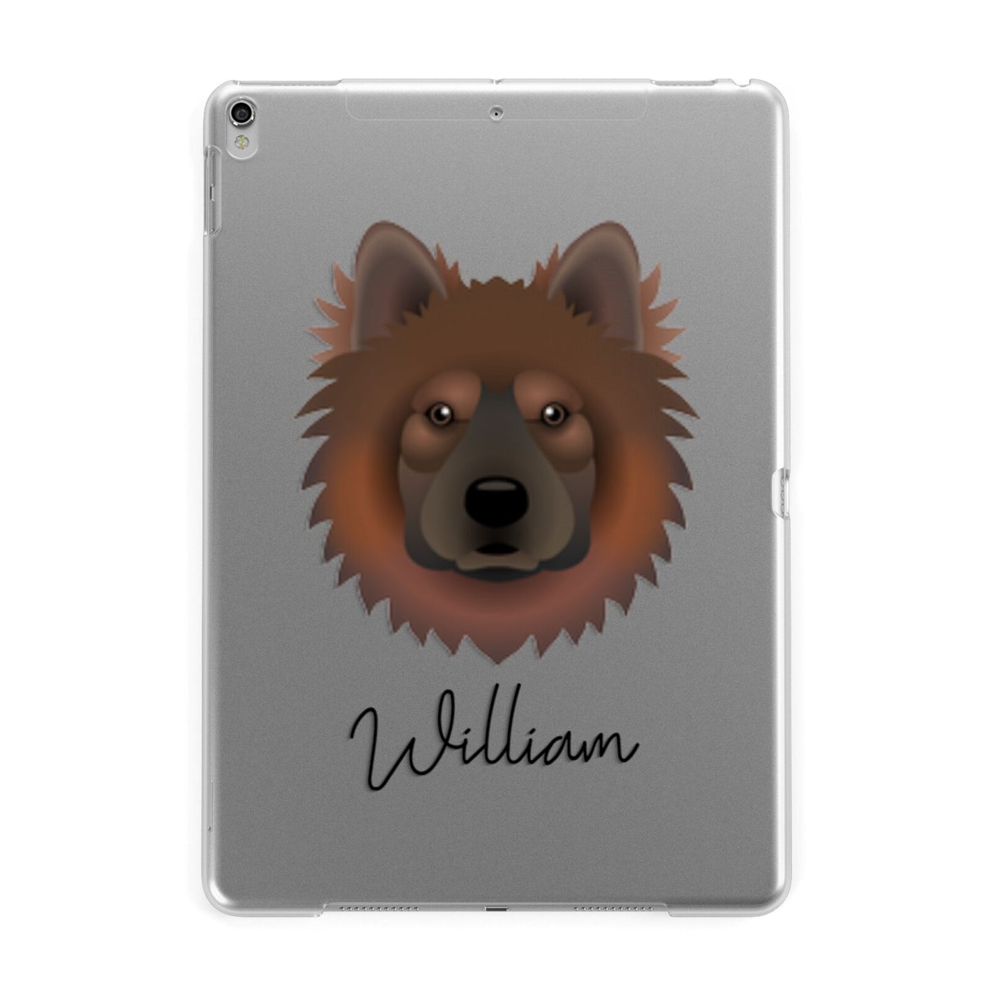 Eurasier Personalised Apple iPad Silver Case