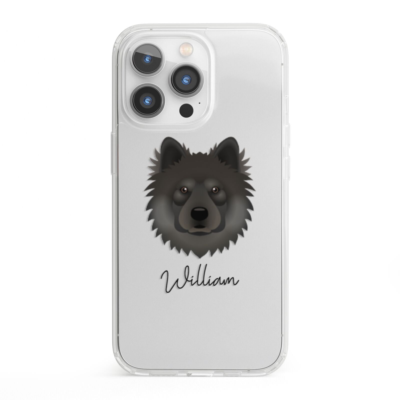 Eurasier Personalised iPhone 13 Pro Clear Bumper Case