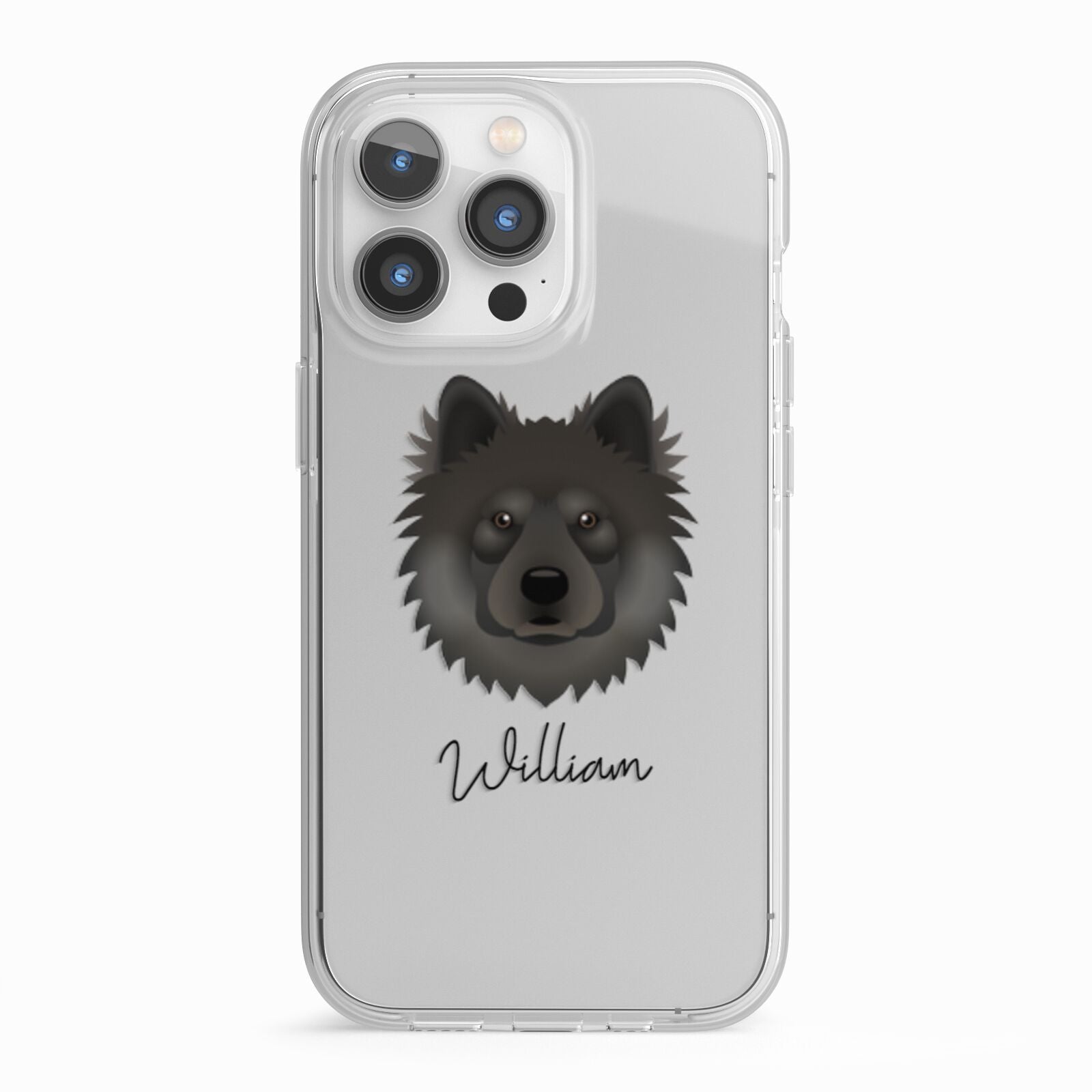 Eurasier Personalised iPhone 13 Pro TPU Impact Case with White Edges