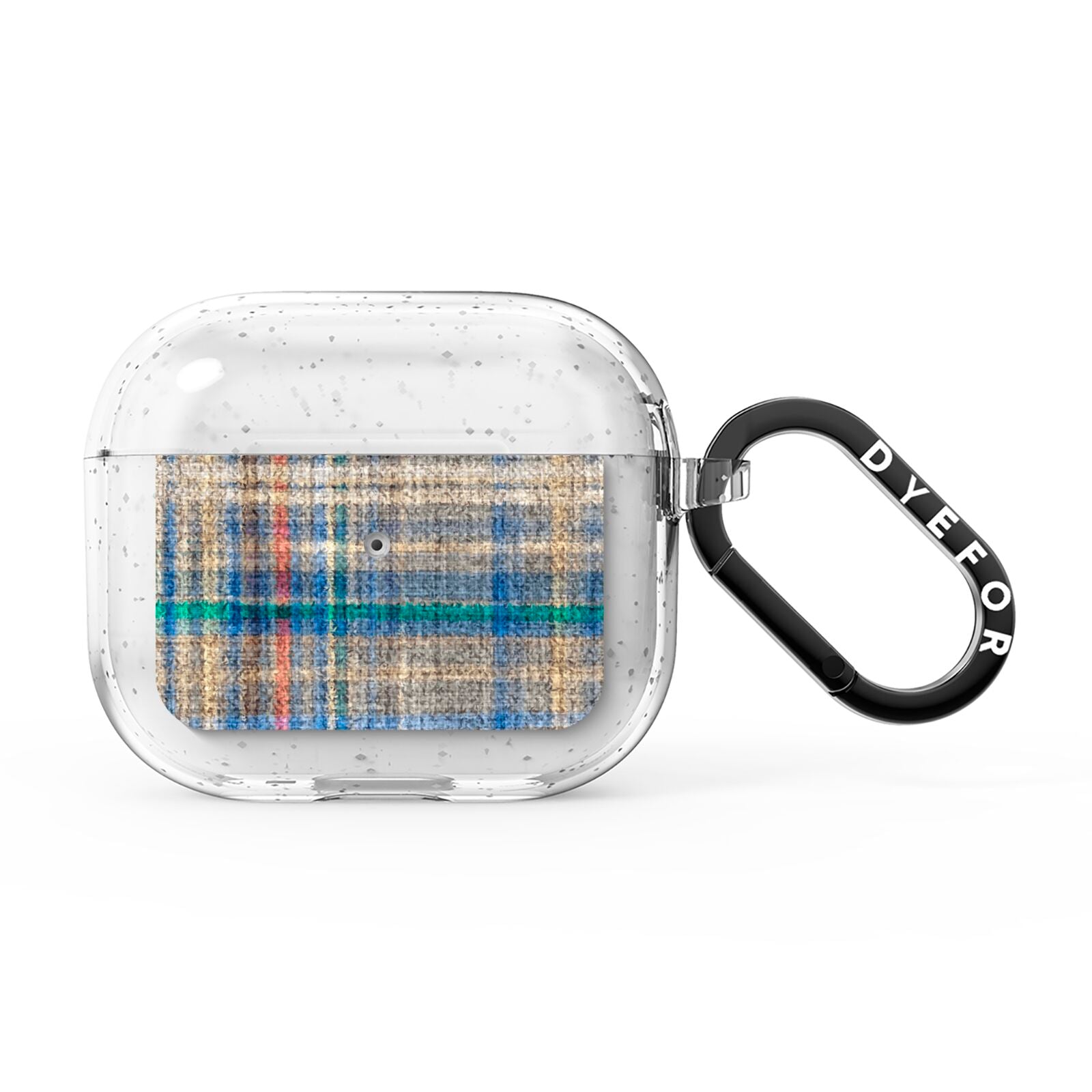 Fabric Plaid AirPods Glitter Case 3rd Gen