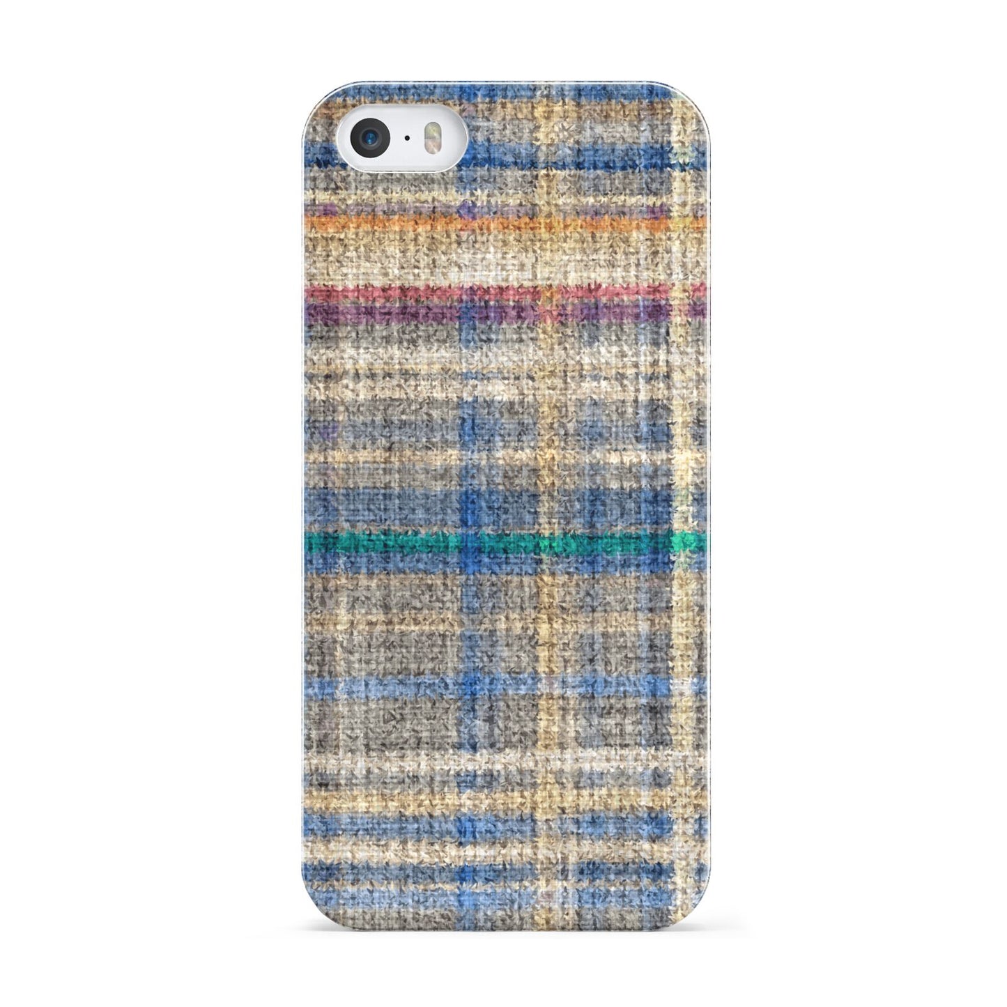 Fabric Plaid Apple iPhone 5 Case