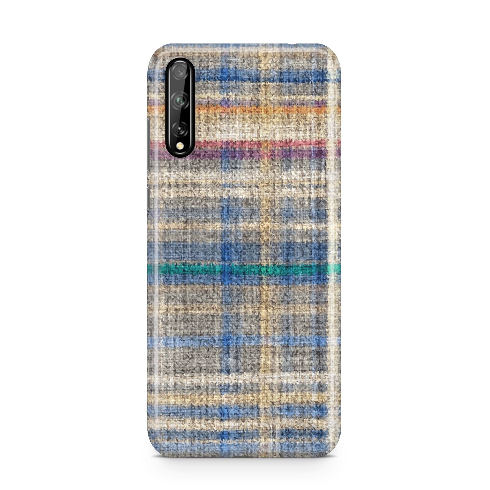 Fabric Plaid Huawei Enjoy 10s Phone Case