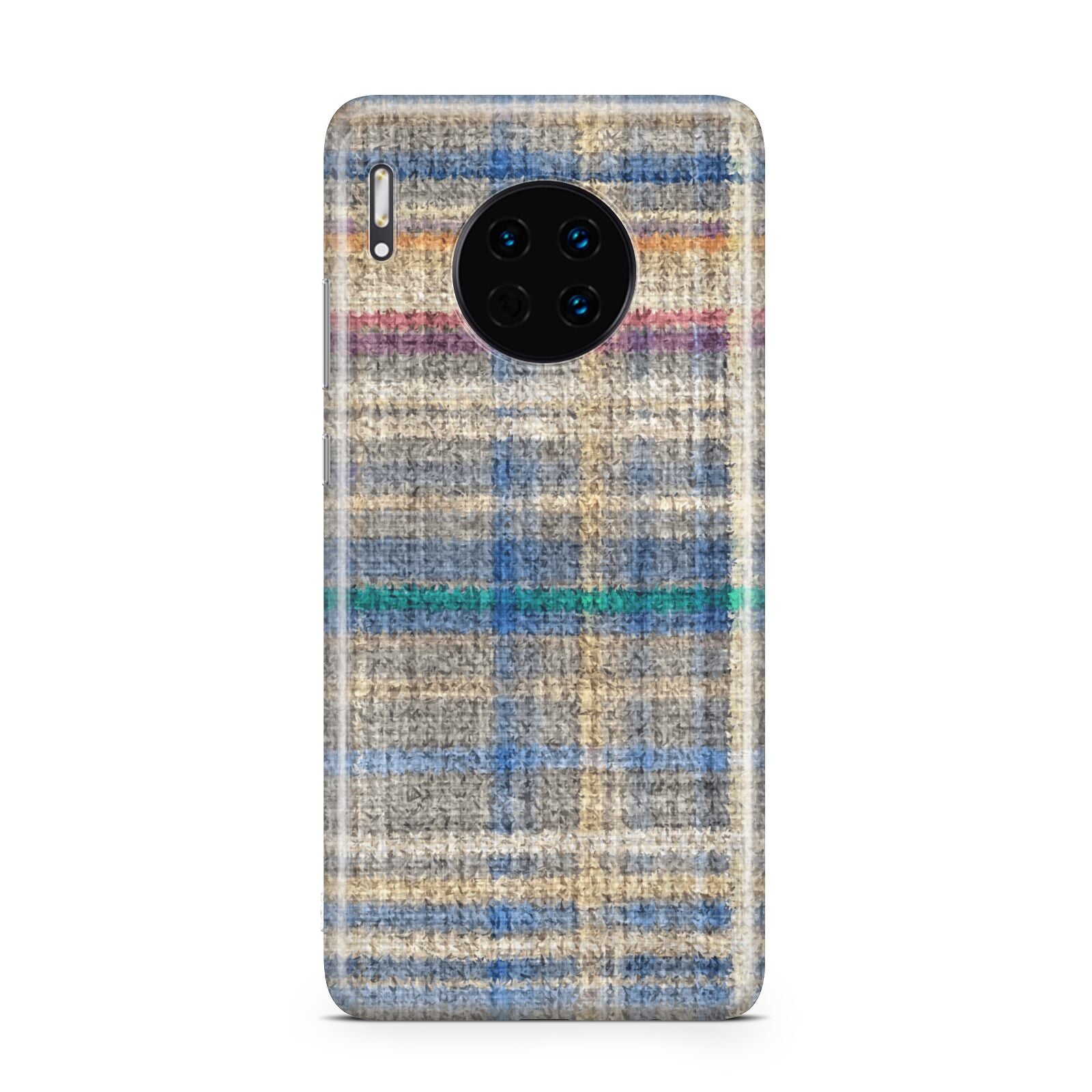 Fabric Plaid Huawei Mate 30