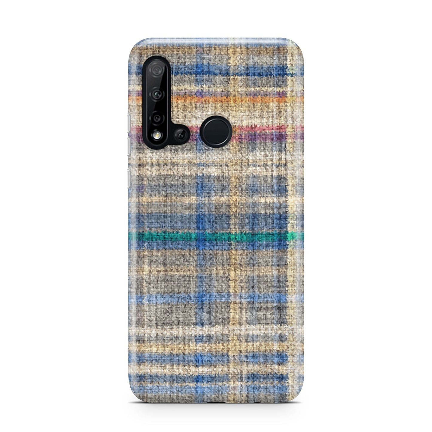 Fabric Plaid Huawei P20 Lite 5G Phone Case