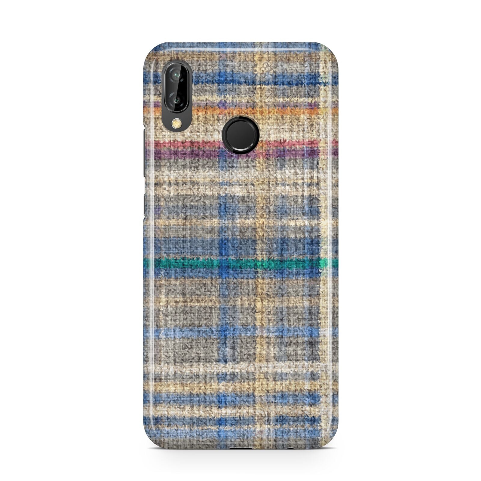 Fabric Plaid Huawei P20 Lite Phone Case