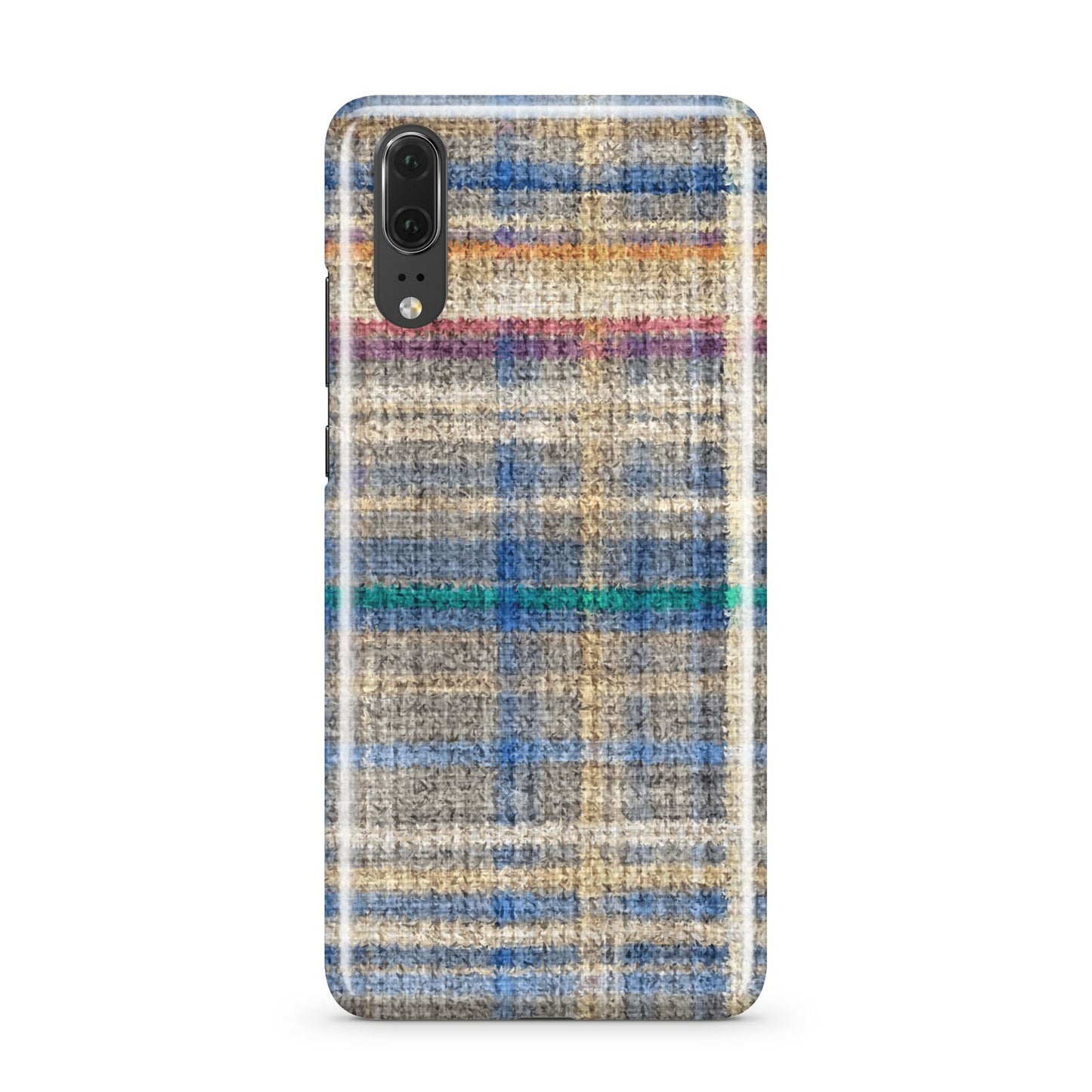 Fabric Plaid Huawei P20 Phone Case