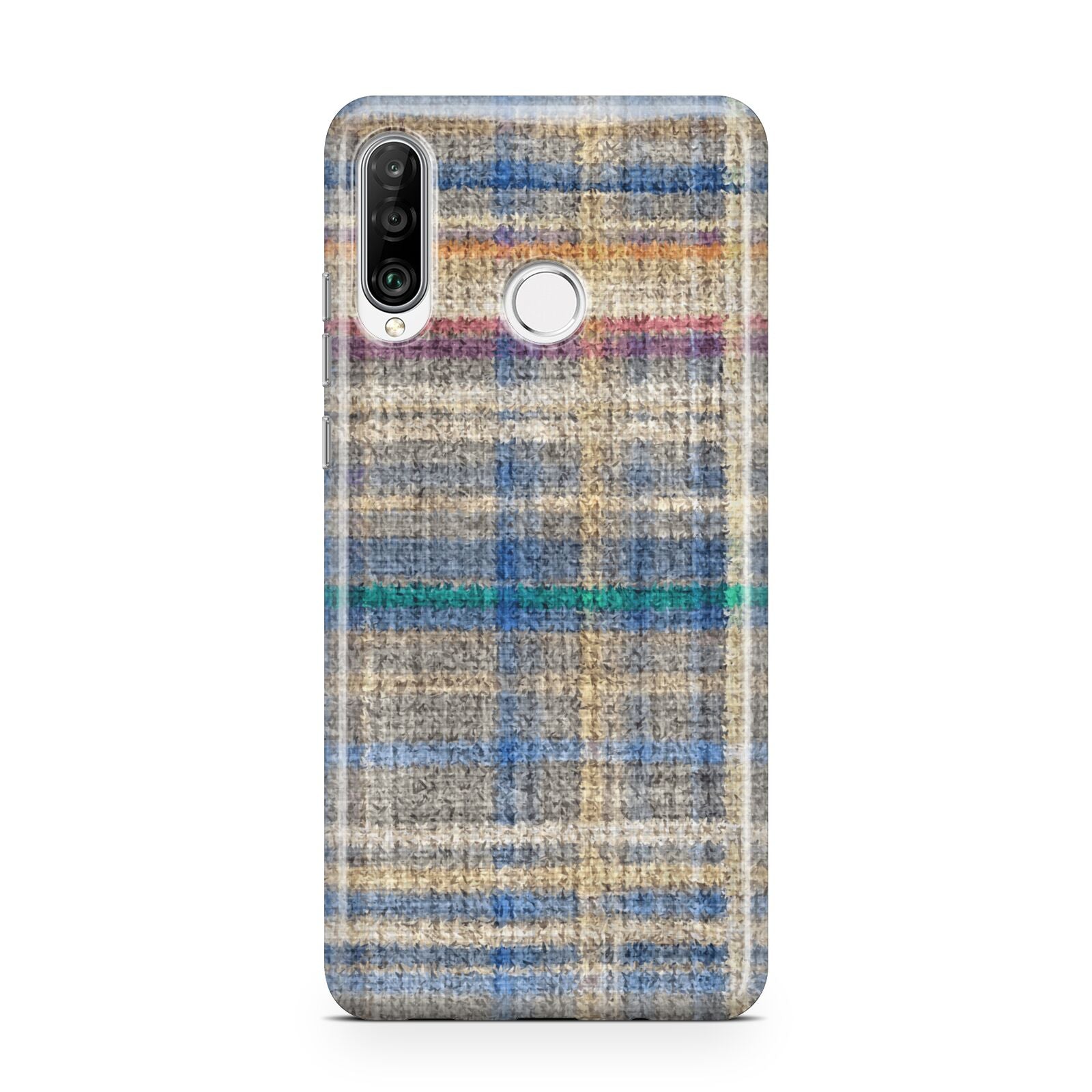 Fabric Plaid Huawei P30 Lite Phone Case