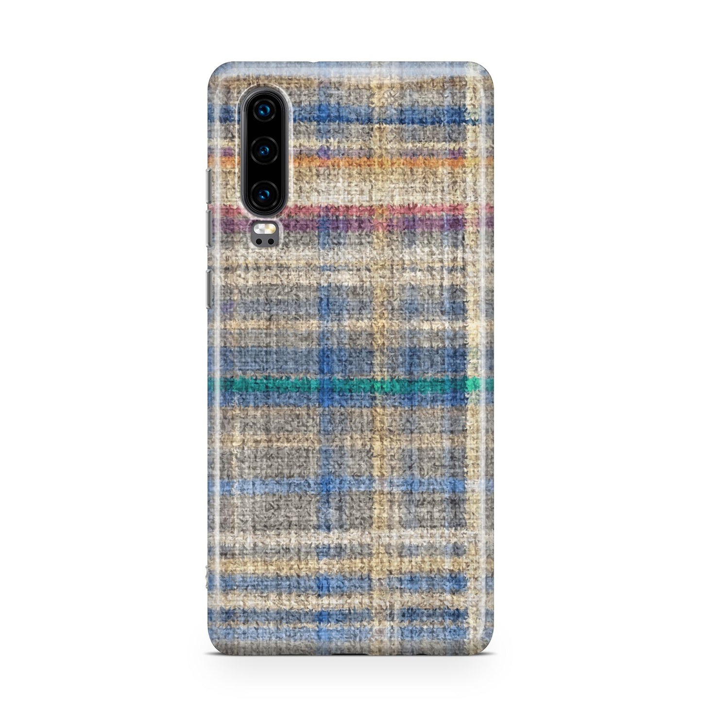 Fabric Plaid Huawei P30 Phone Case