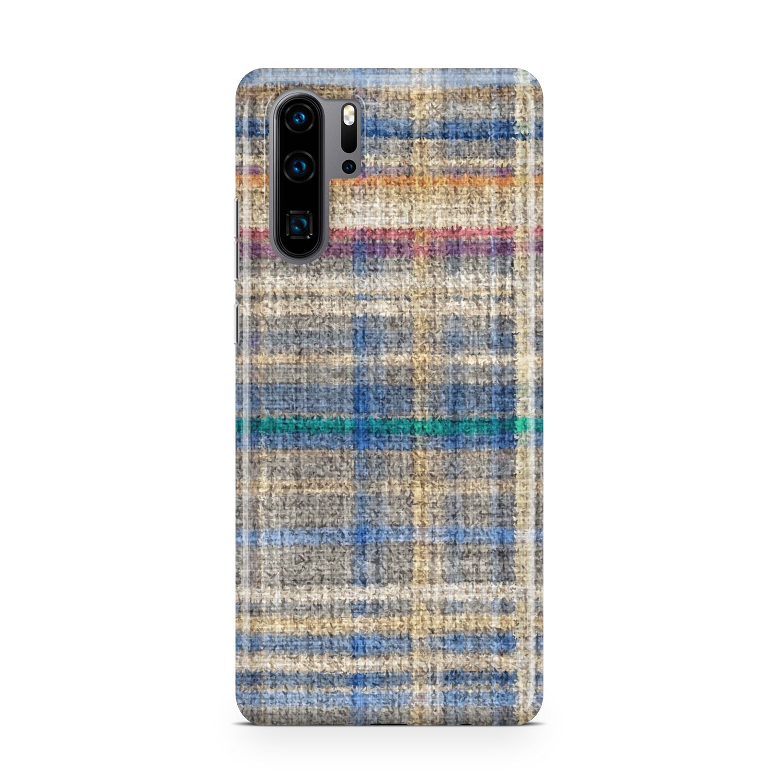 Fabric Plaid Huawei P30 Pro Phone Case