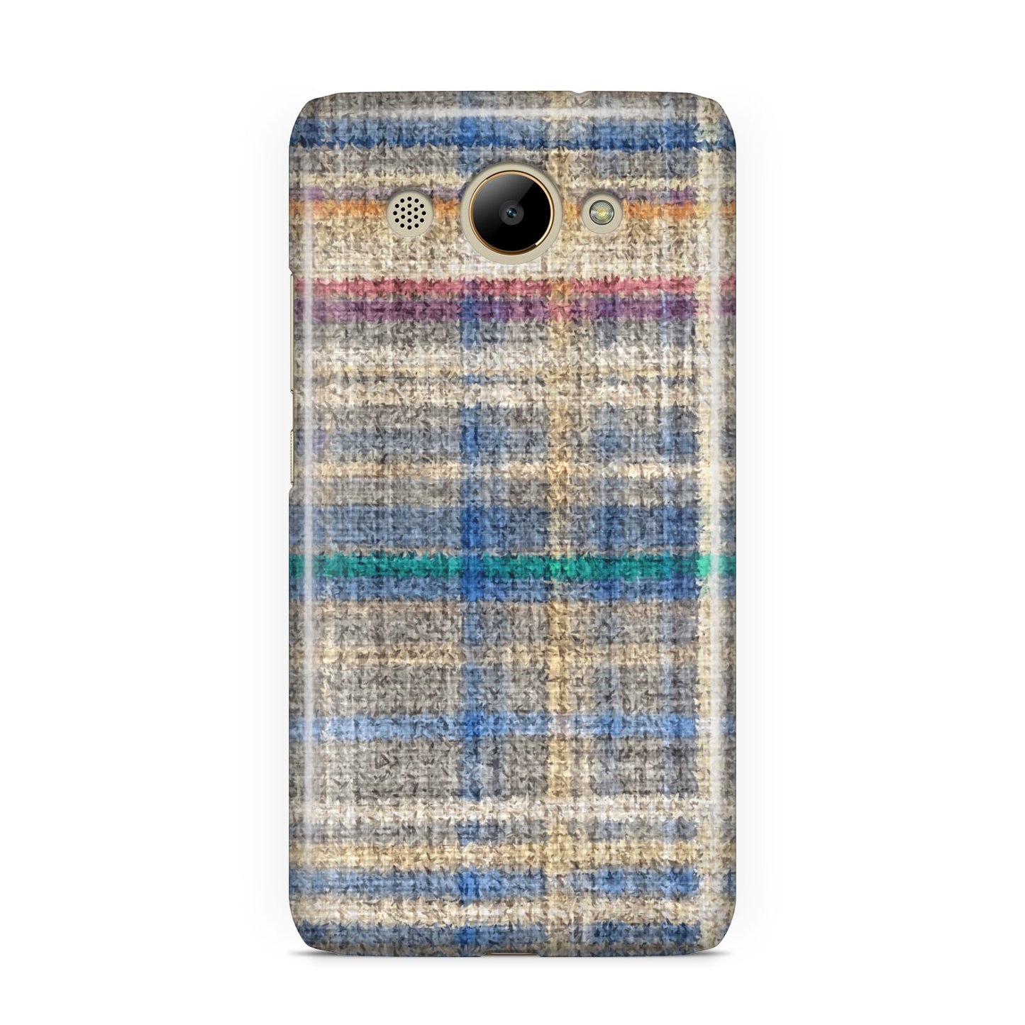 Fabric Plaid Huawei Y3 2017