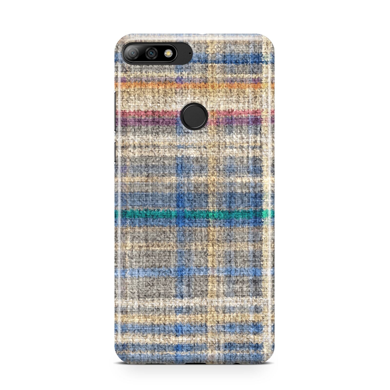 Fabric Plaid Huawei Y7 2018