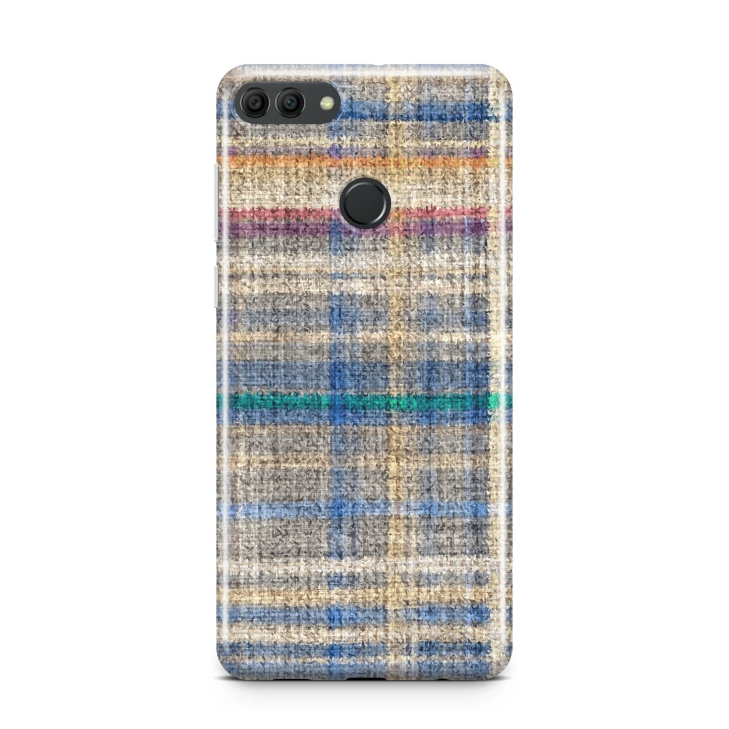 Fabric Plaid Huawei Y9 2018