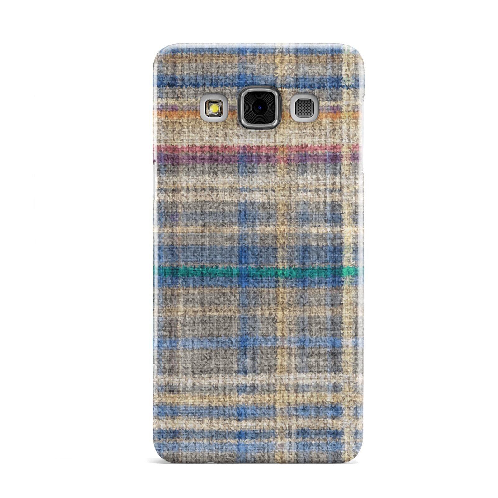 Fabric Plaid Samsung Galaxy A3 Case