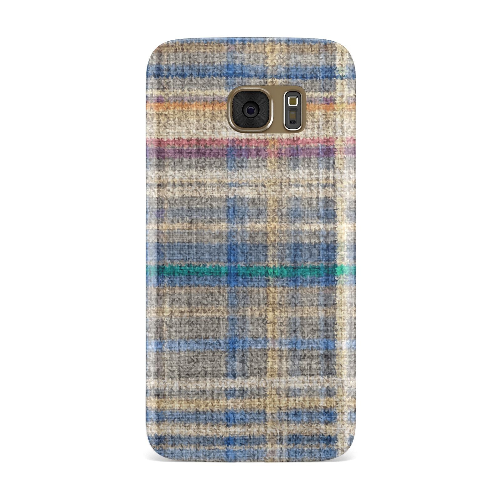 Fabric Plaid Samsung Galaxy Case