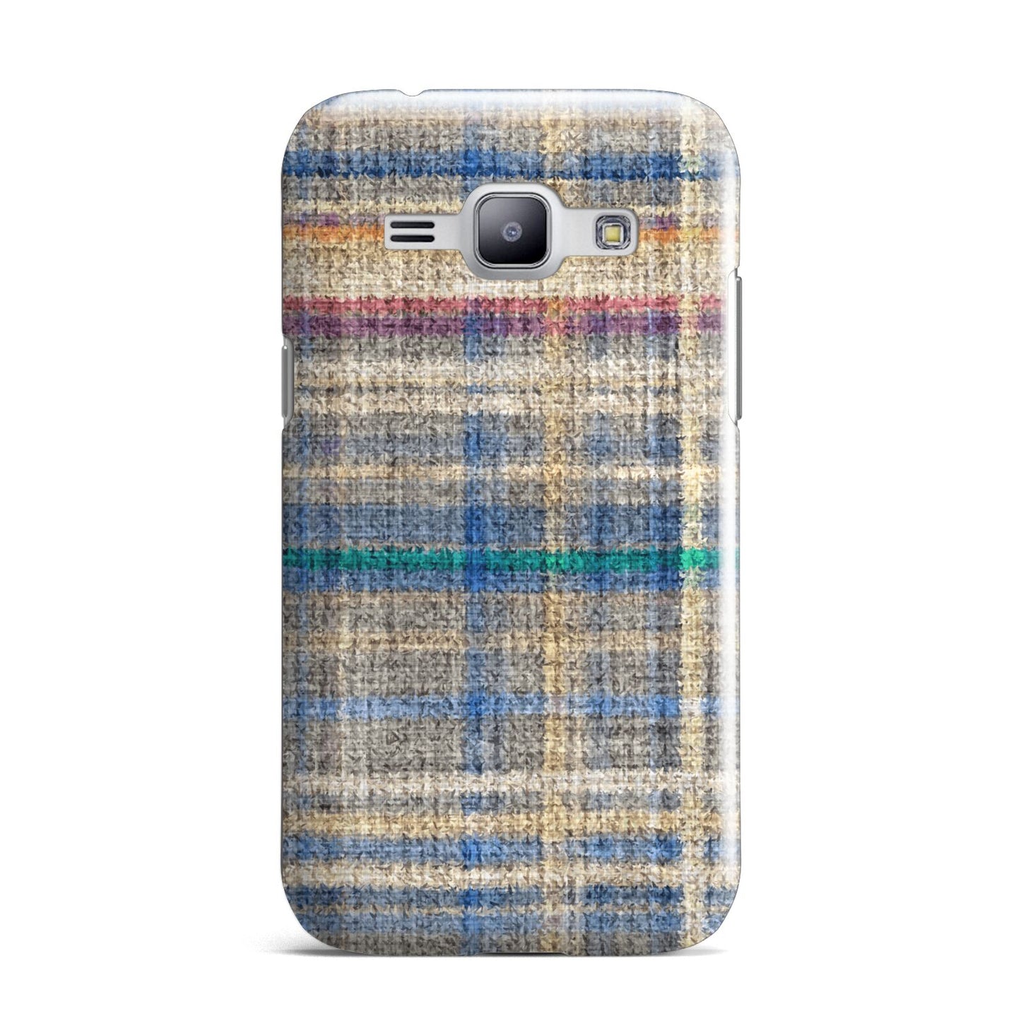 Fabric Plaid Samsung Galaxy J1 2015 Case