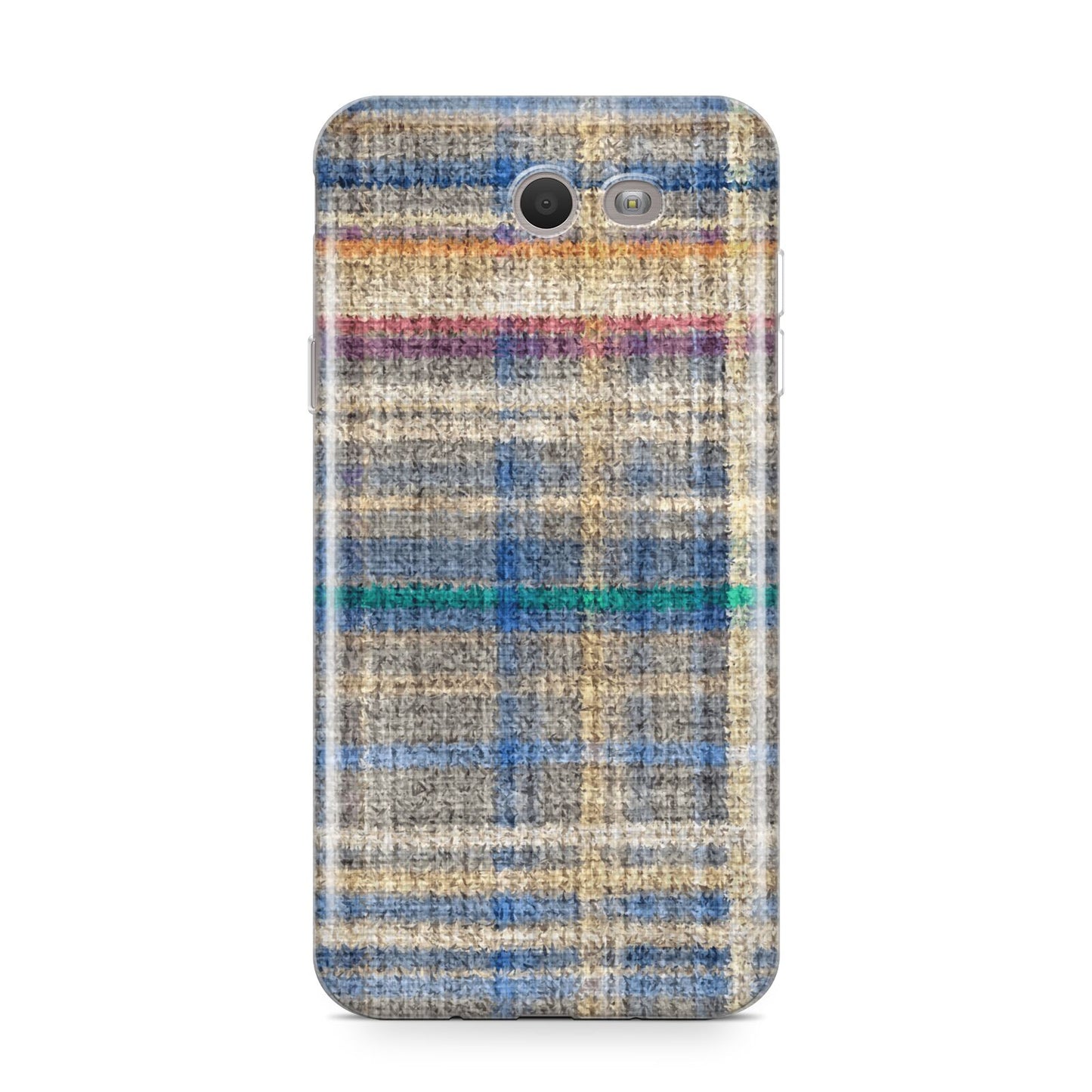 Fabric Plaid Samsung Galaxy J7 2017 Case