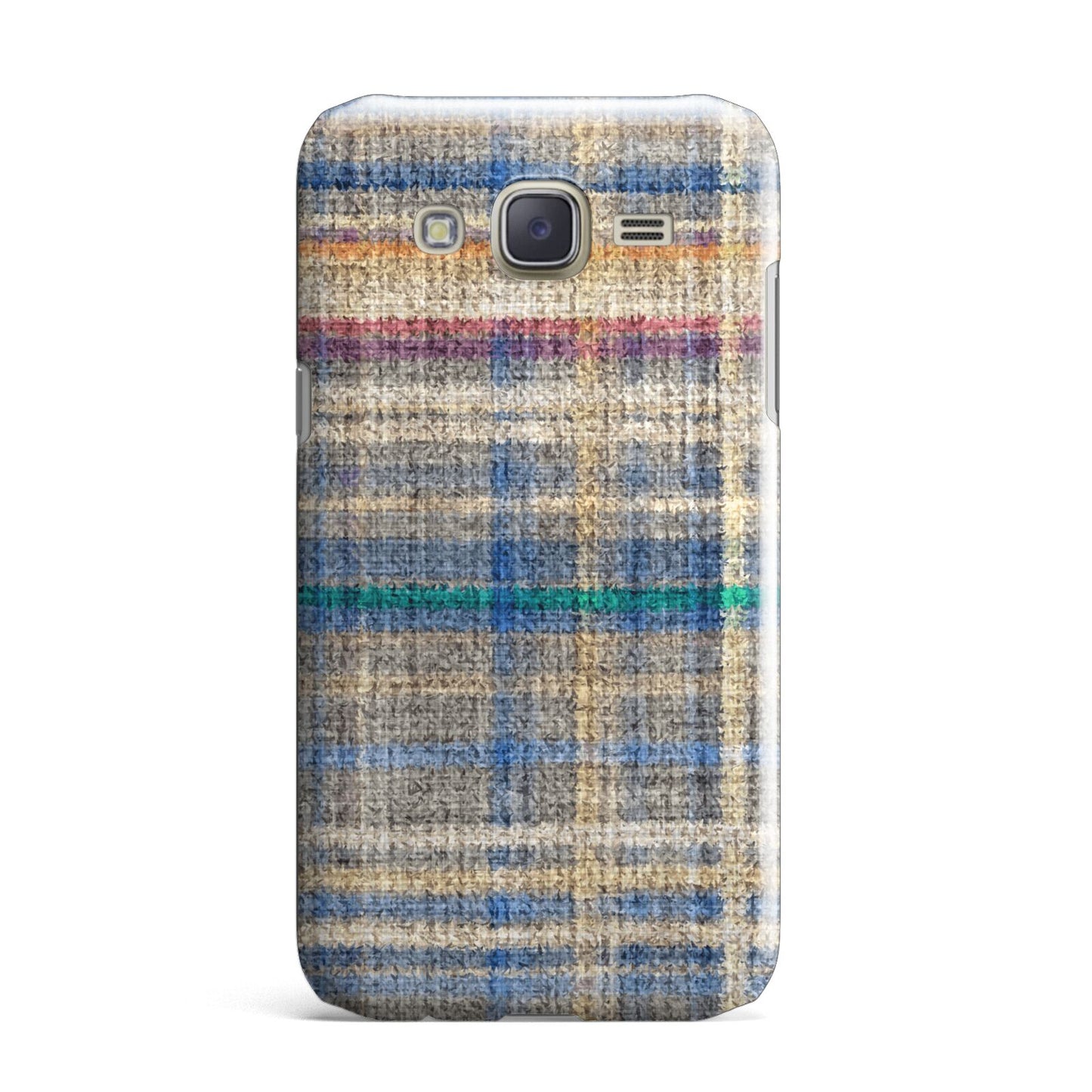 Fabric Plaid Samsung Galaxy J7 Case