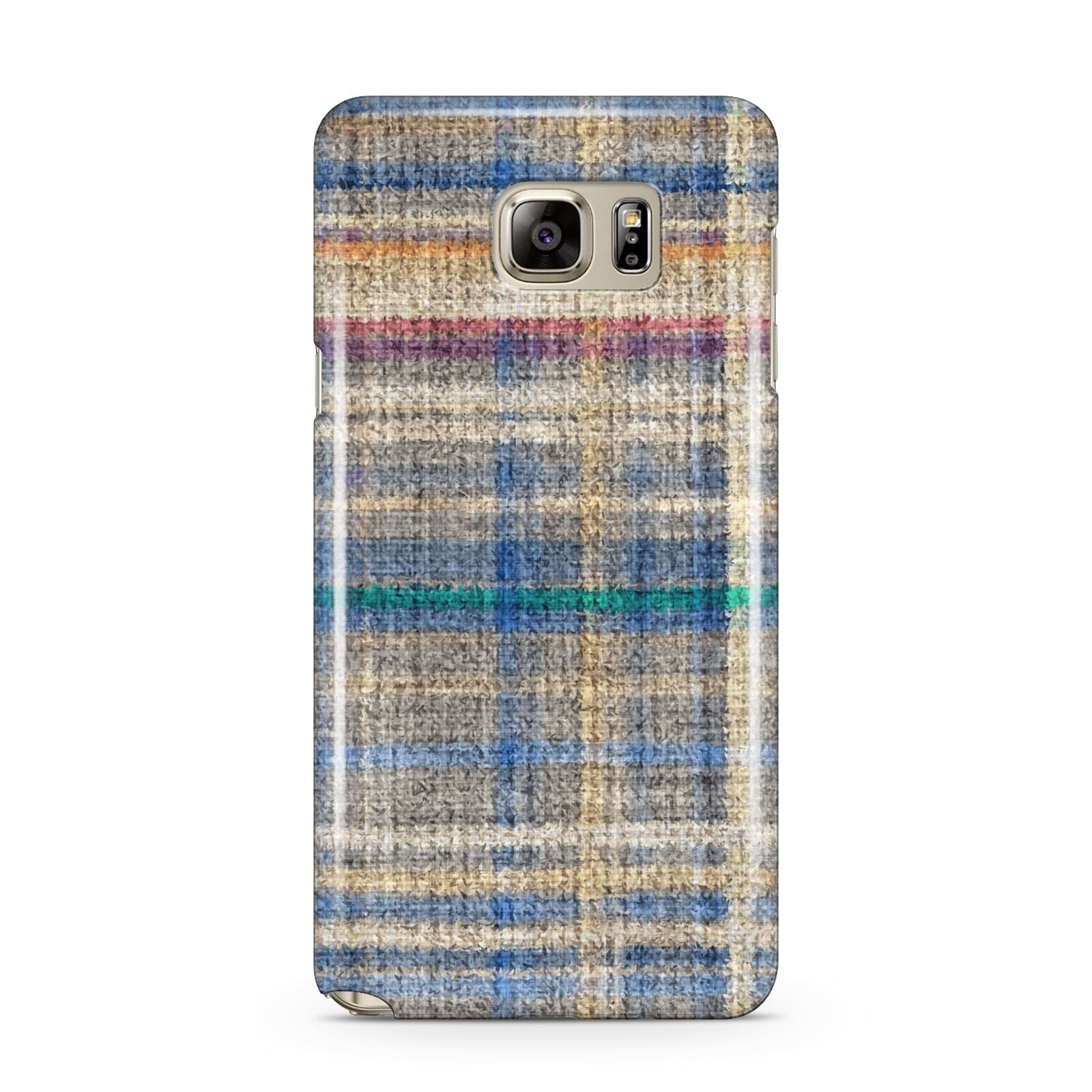 Fabric Plaid Samsung Galaxy Note 5 Case