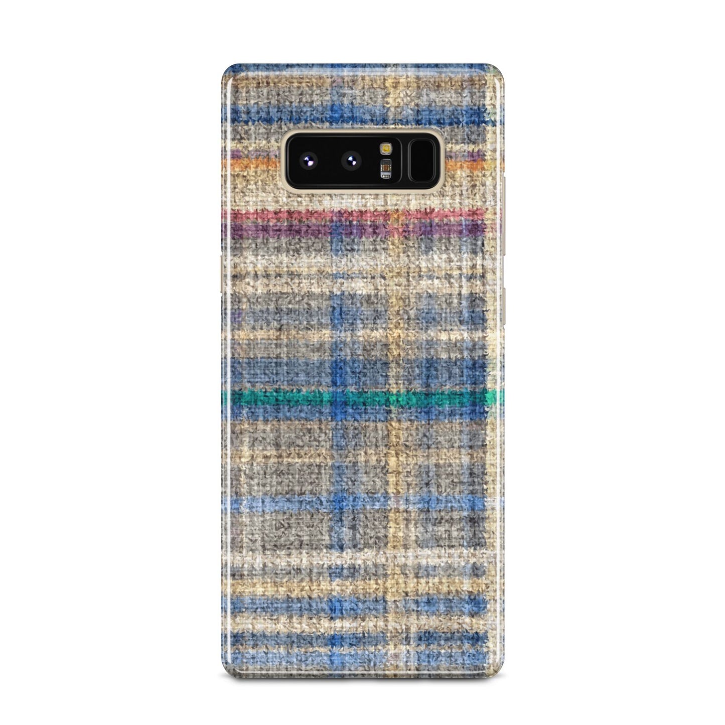 Fabric Plaid Samsung Galaxy Note 8 Case