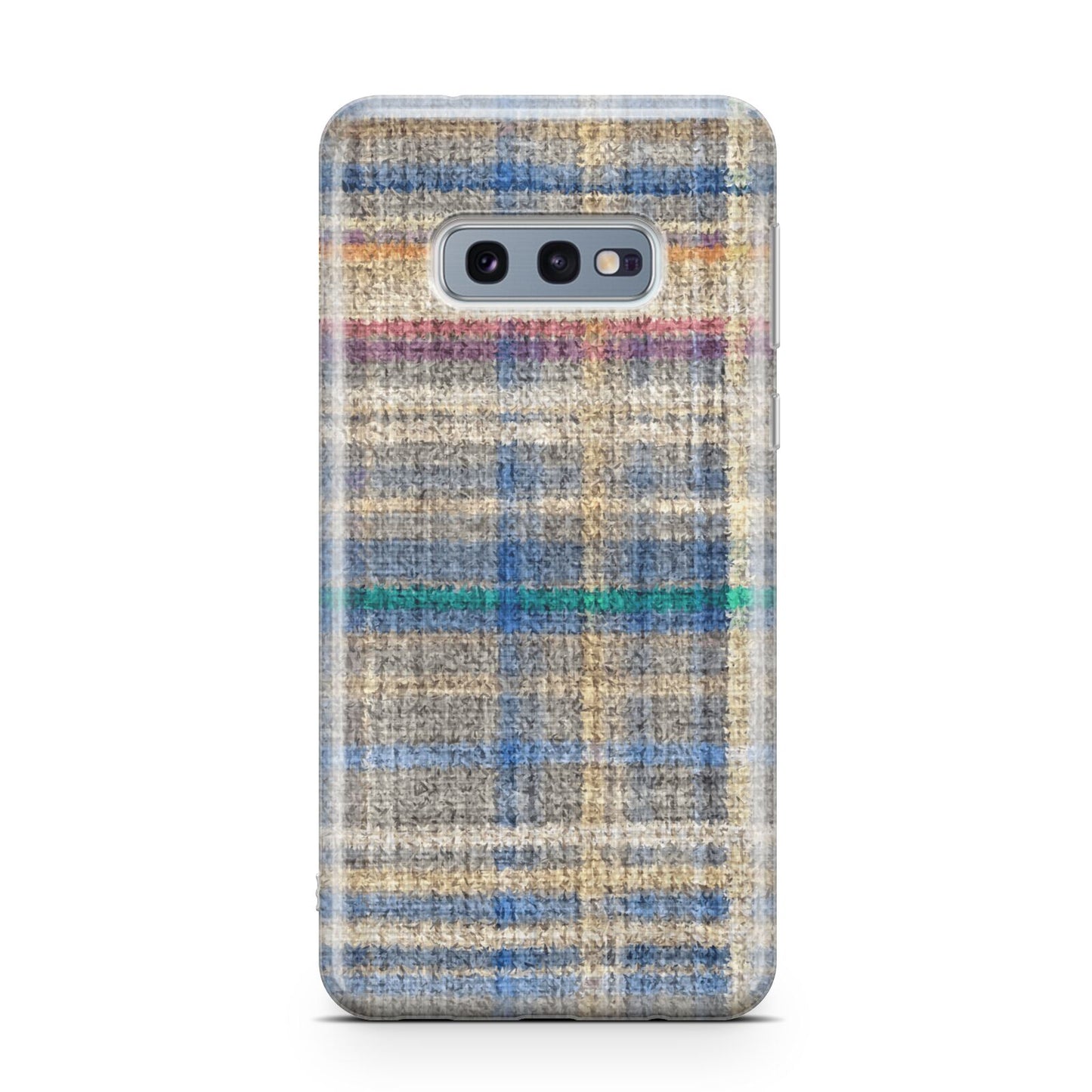 Fabric Plaid Samsung Galaxy S10E Case