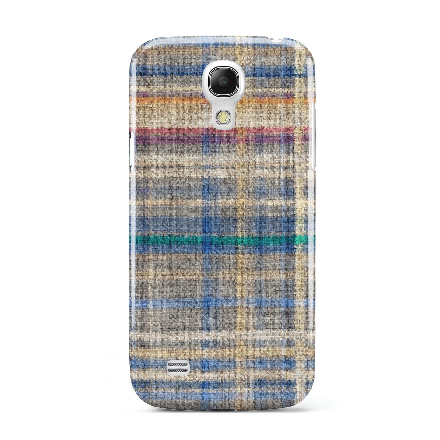 Fabric Plaid Samsung Galaxy S4 Mini Case