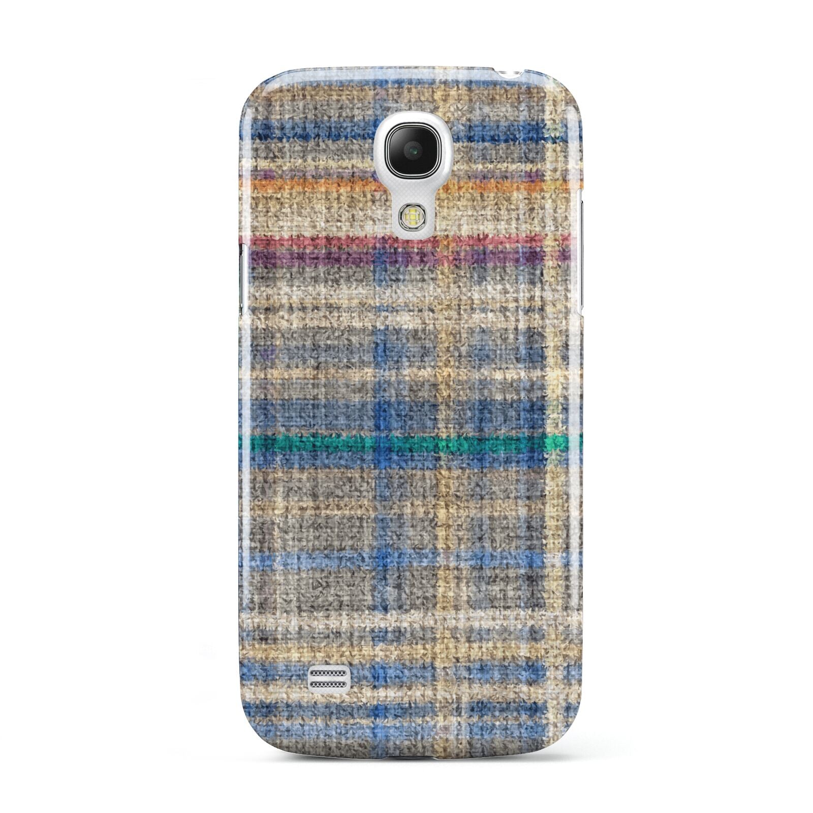 Fabric Plaid Samsung Galaxy S4 Mini Case