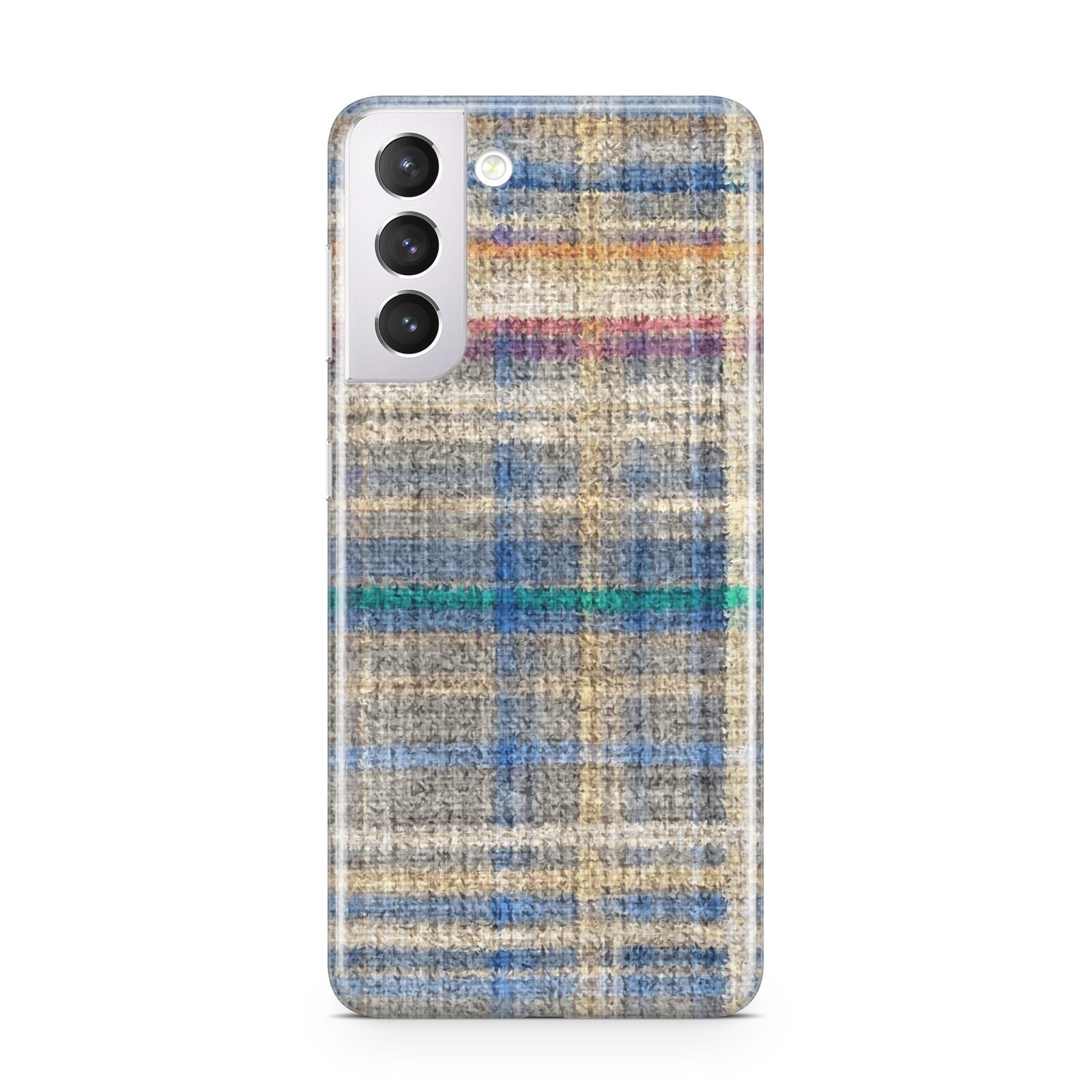 Fabric Plaid Samsung S21 Case