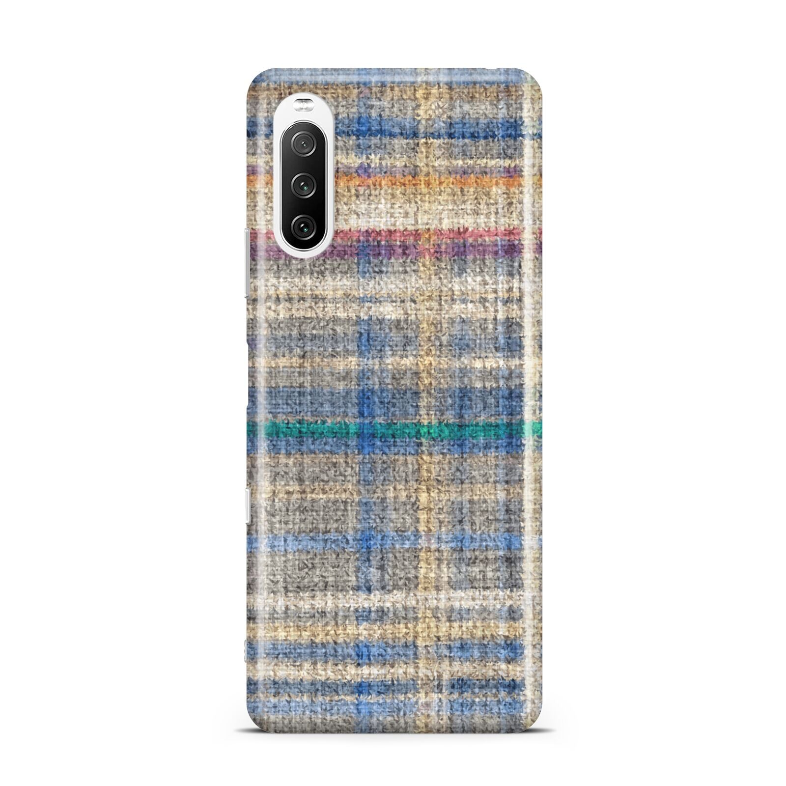 Fabric Plaid Sony Xperia 10 III Case