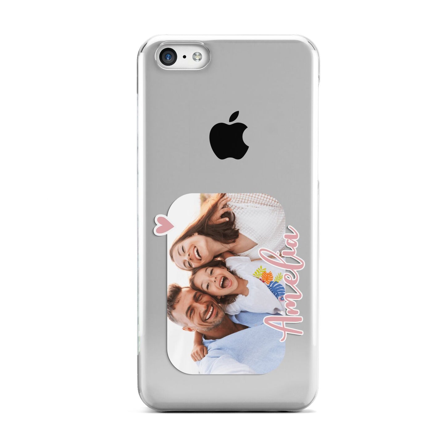 Family Photo Personalised Apple iPhone 5c Case