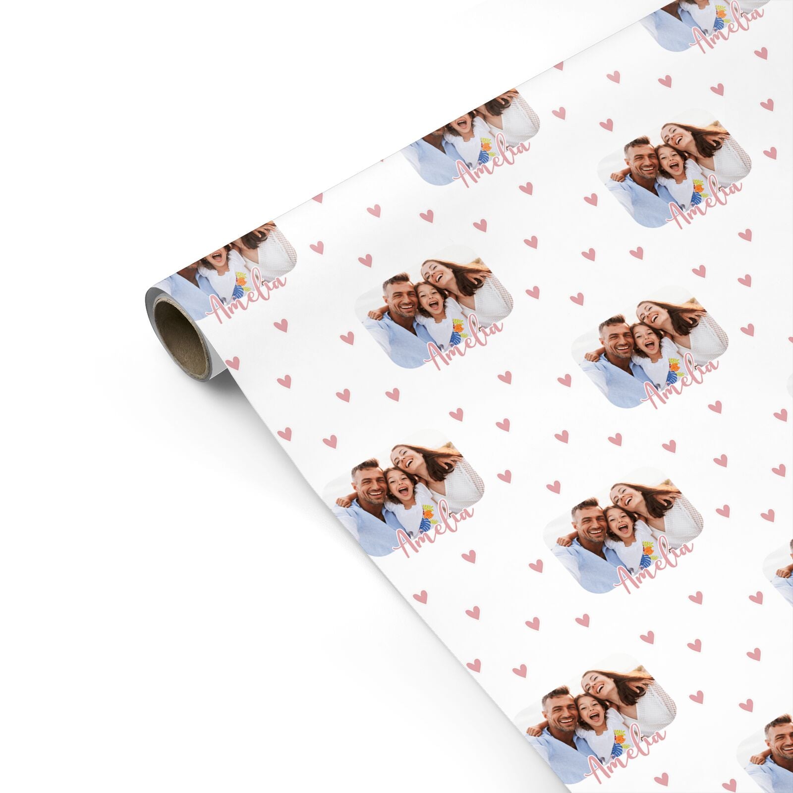 Family Photo Personalised Personalised Gift Wrap