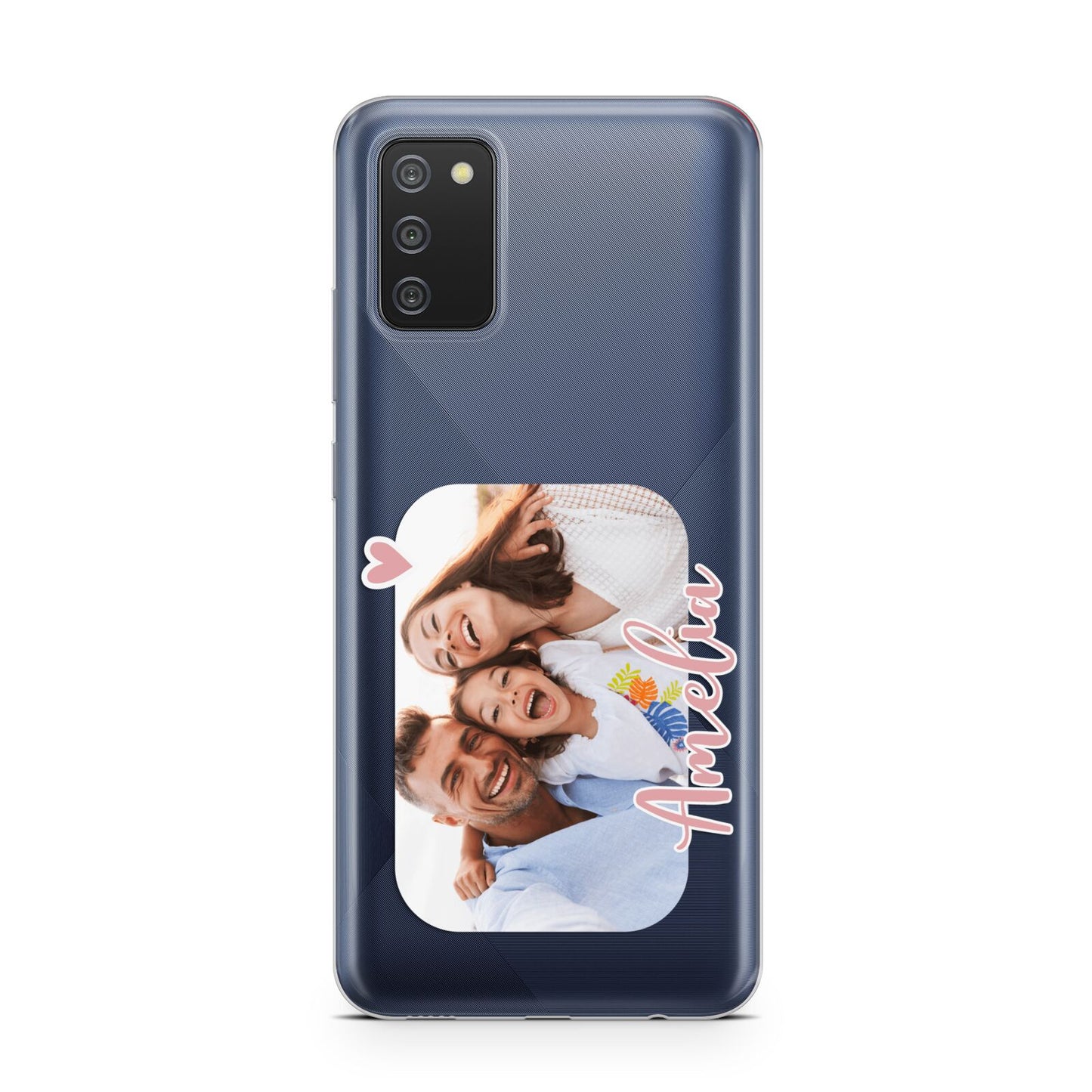 Family Photo Personalised Samsung A02s Case