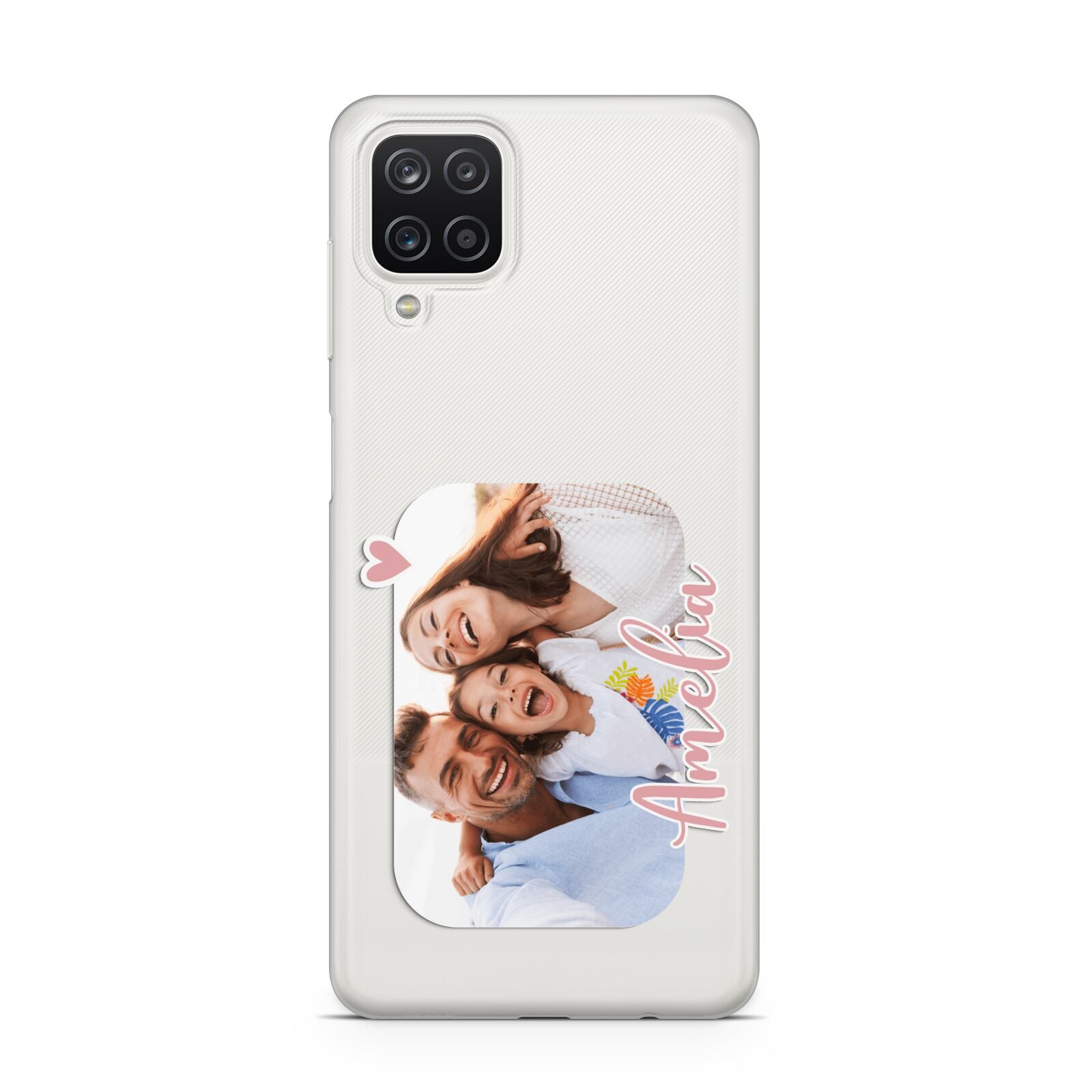 Family Photo Personalised Samsung A12 Case