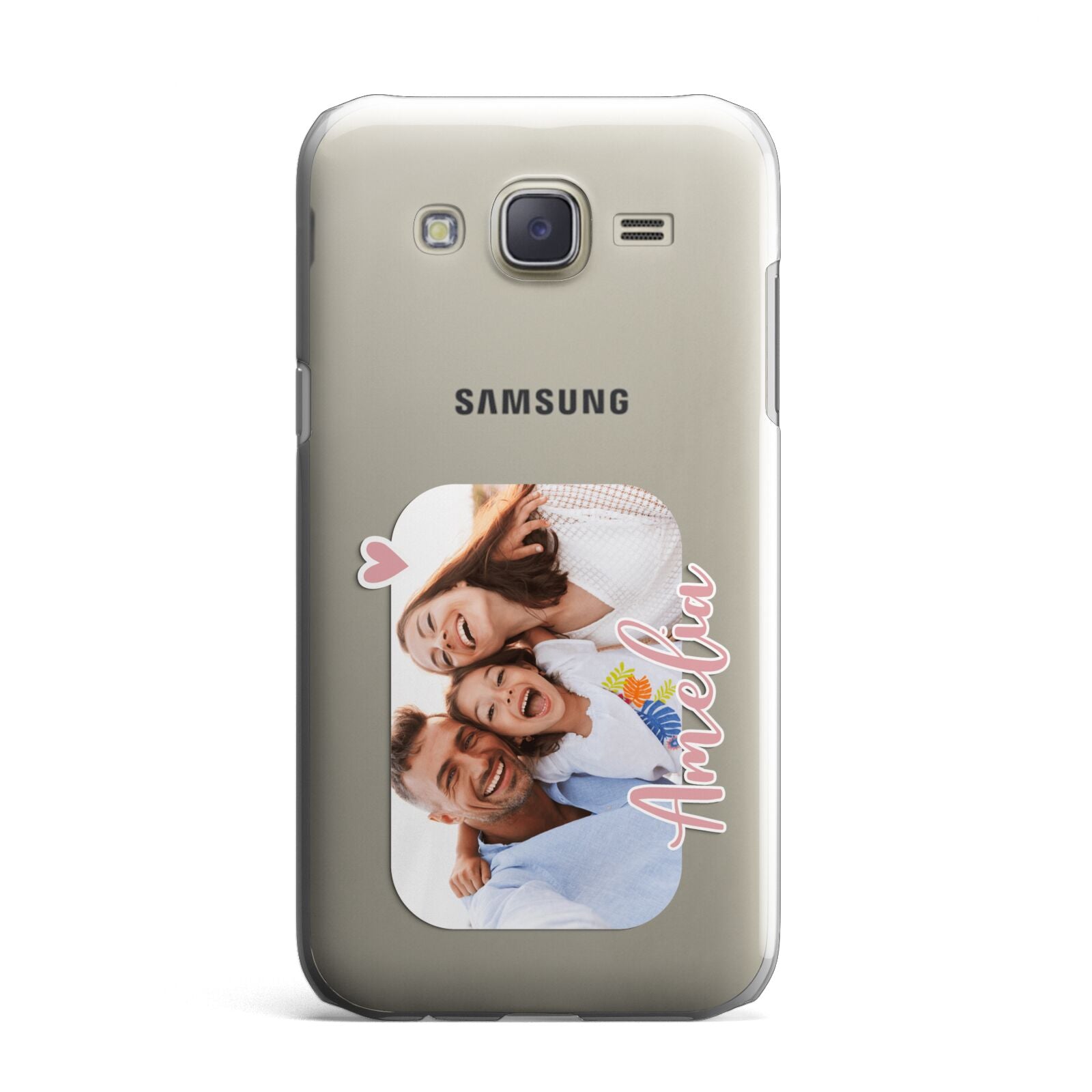 Family Photo Personalised Samsung Galaxy J7 Case