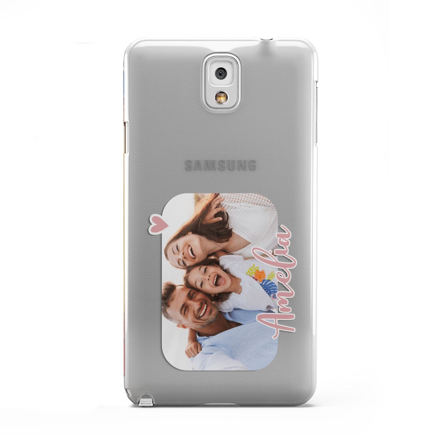 Family Photo Personalised Samsung Galaxy Note 3 Case