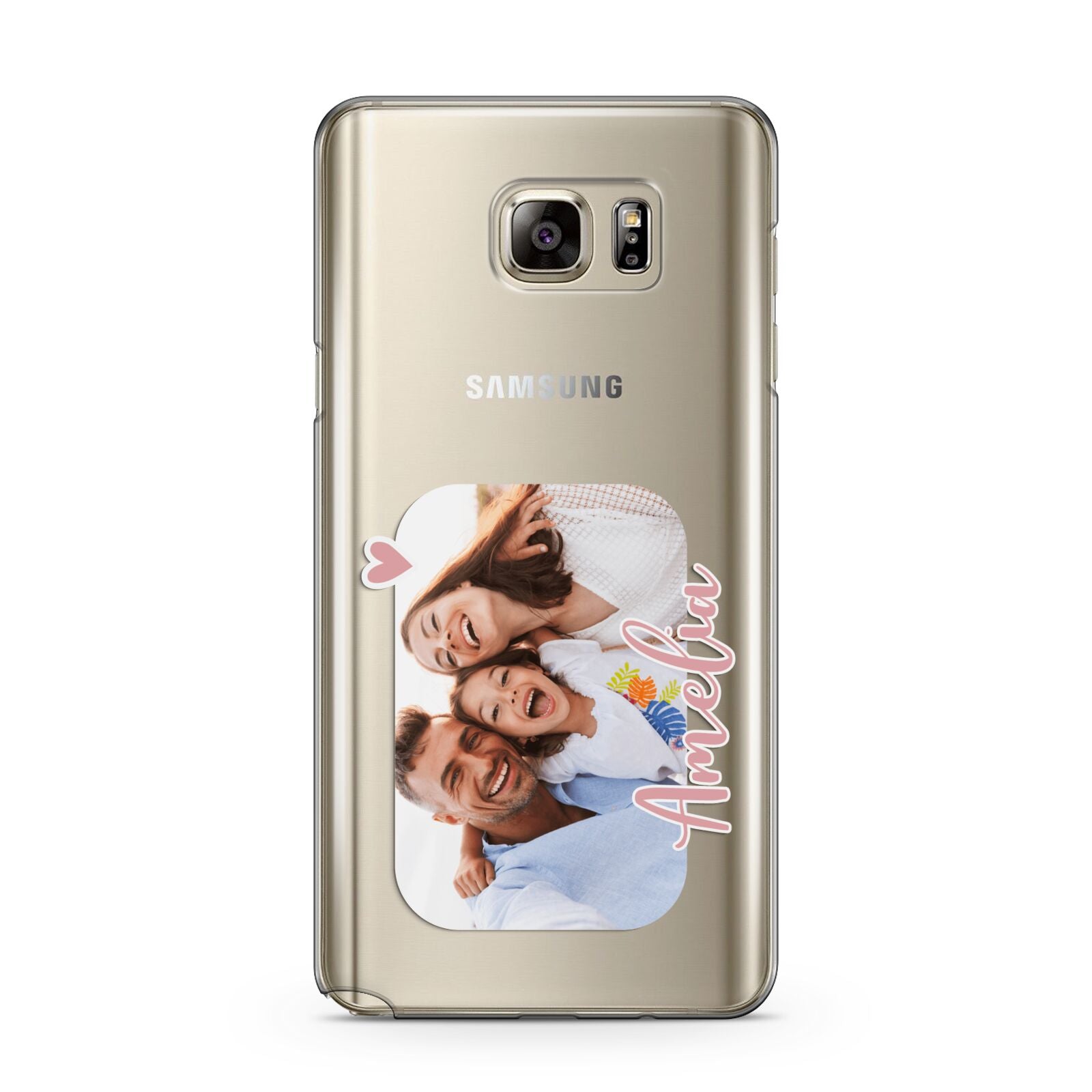 Family Photo Personalised Samsung Galaxy Note 5 Case