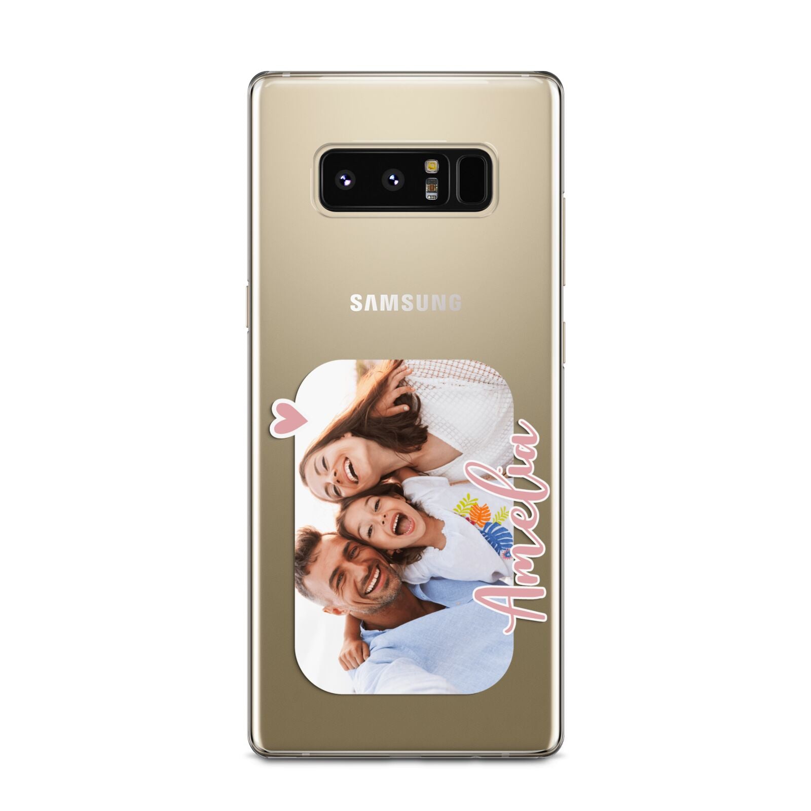 Family Photo Personalised Samsung Galaxy Note 8 Case