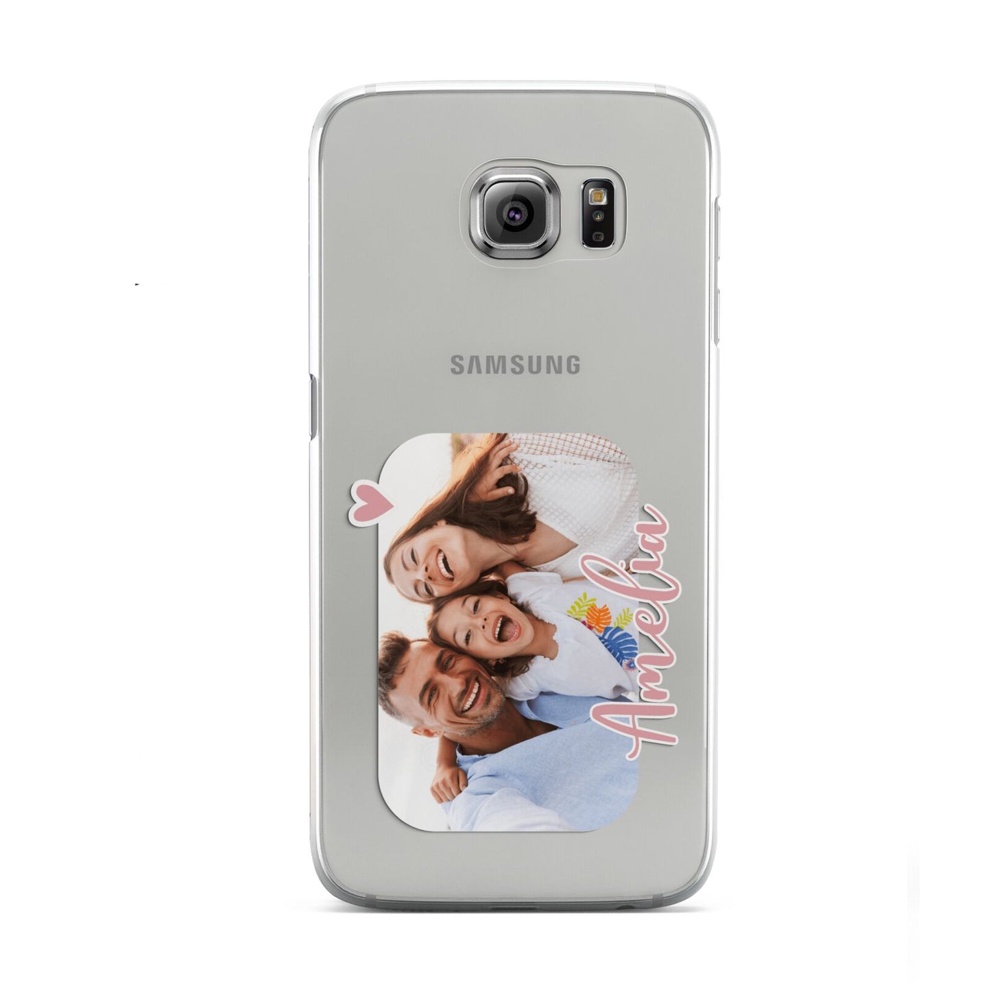 Family Photo Personalised Samsung Galaxy S6 Case