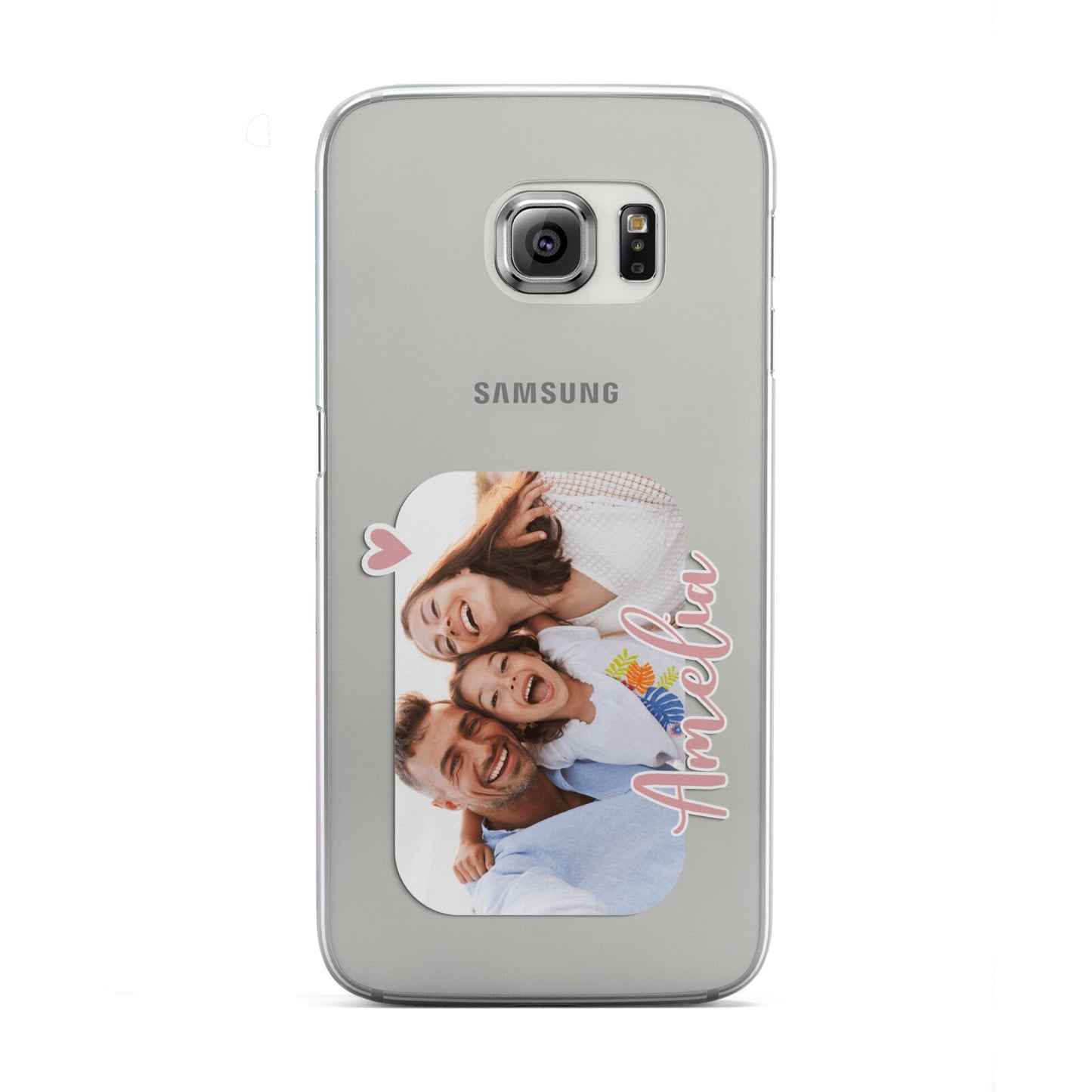 Family Photo Personalised Samsung Galaxy S6 Edge Case