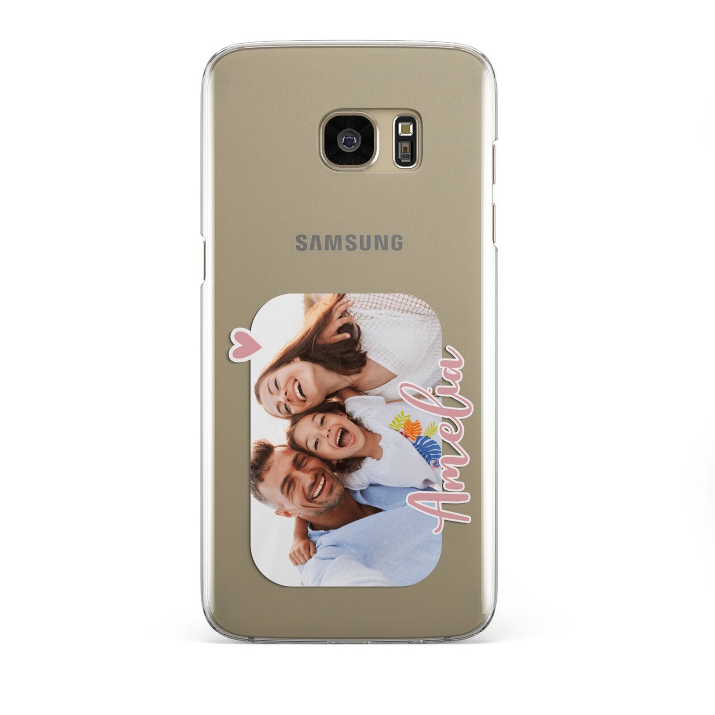 Family Photo Personalised Samsung Galaxy S7 Edge Case