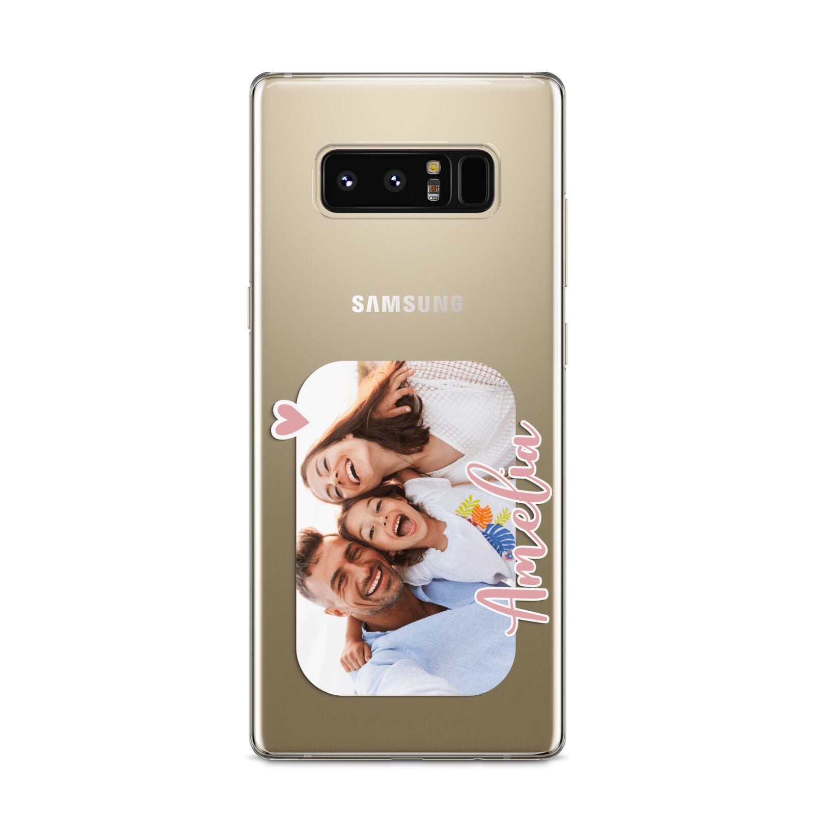 Family Photo Personalised Samsung Galaxy S8 Case