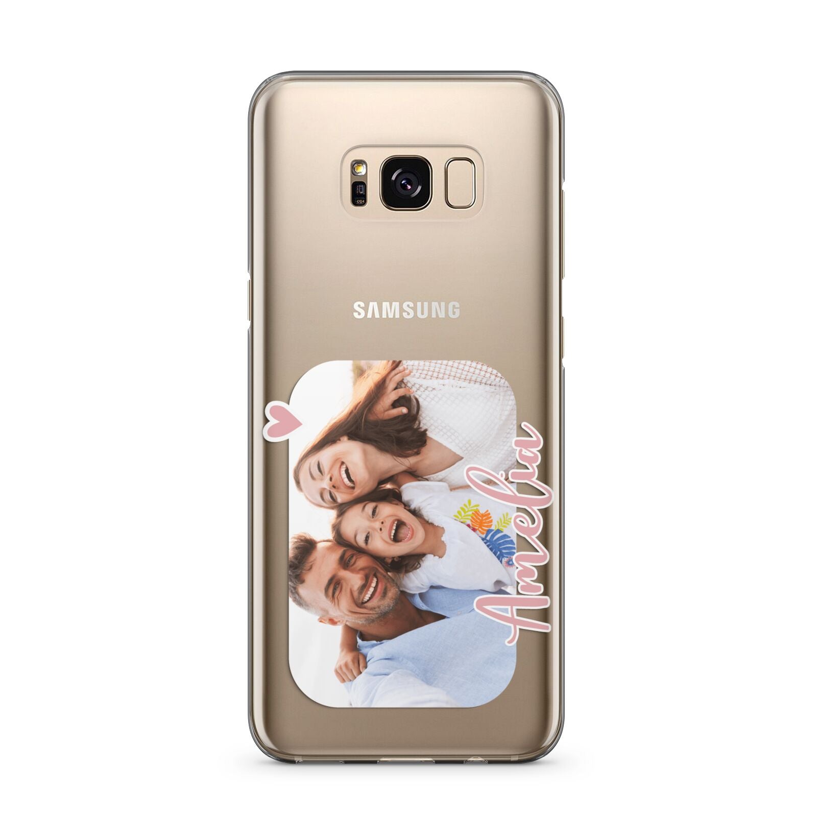 Family Photo Personalised Samsung Galaxy S8 Plus Case