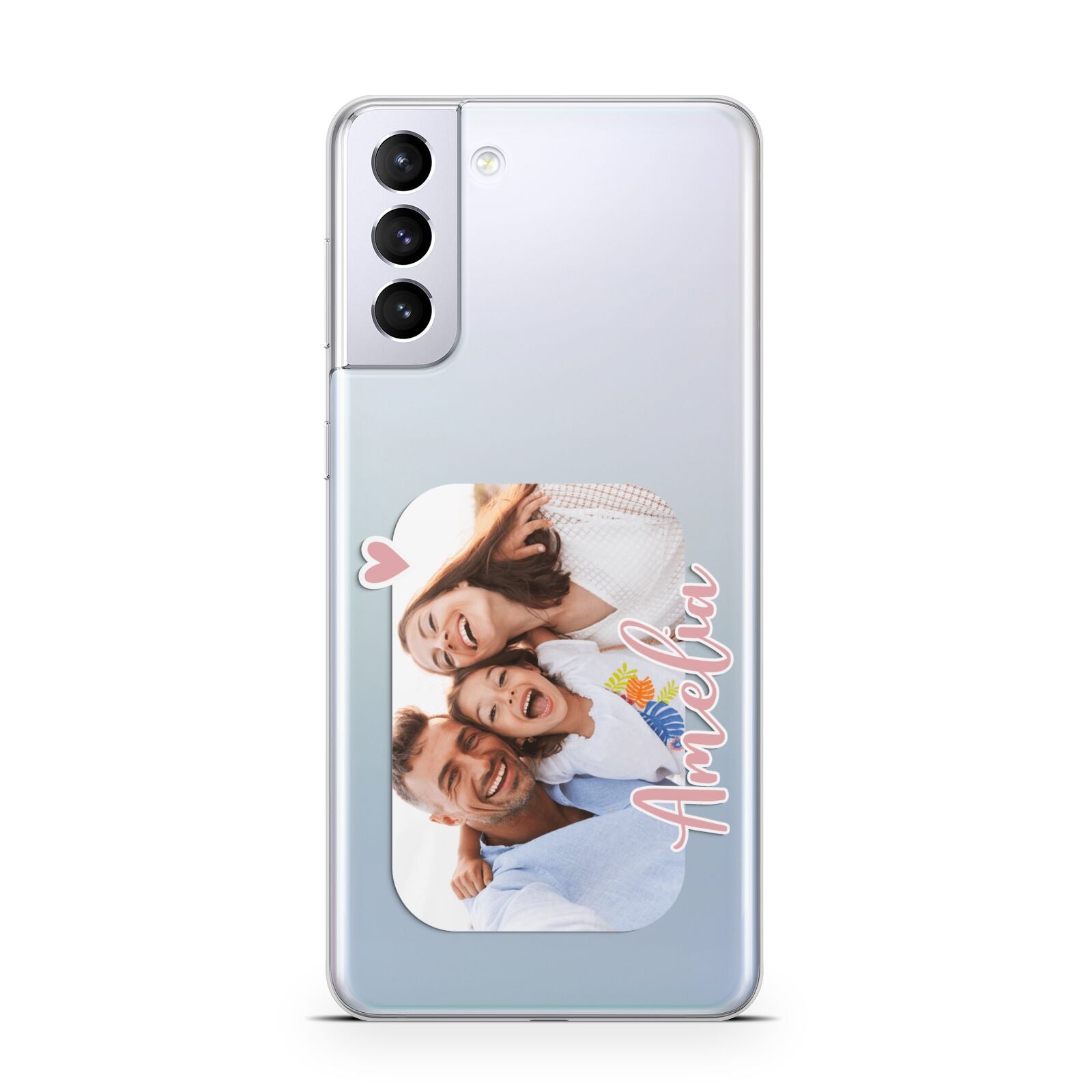 Family Photo Personalised Samsung S21 Plus Case