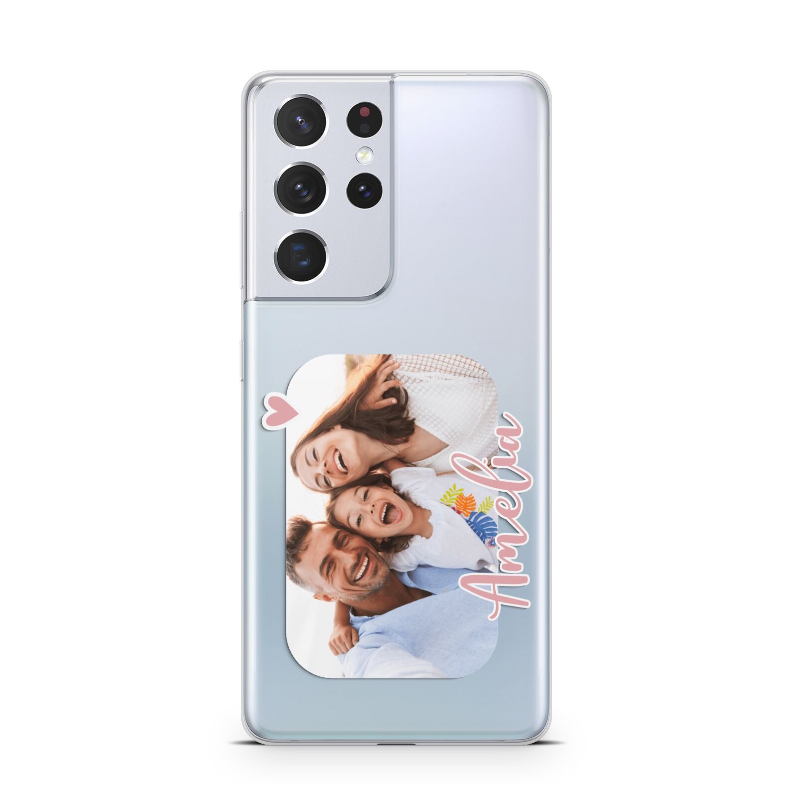 Family Photo Personalised Samsung S21 Ultra Case