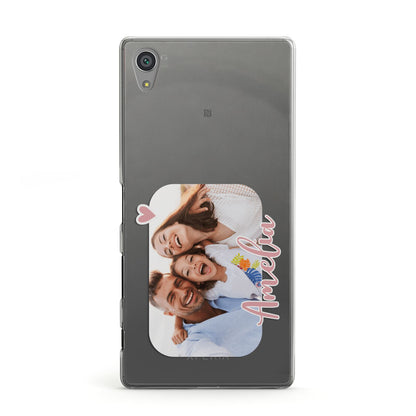 Family Photo Personalised Sony Xperia Case