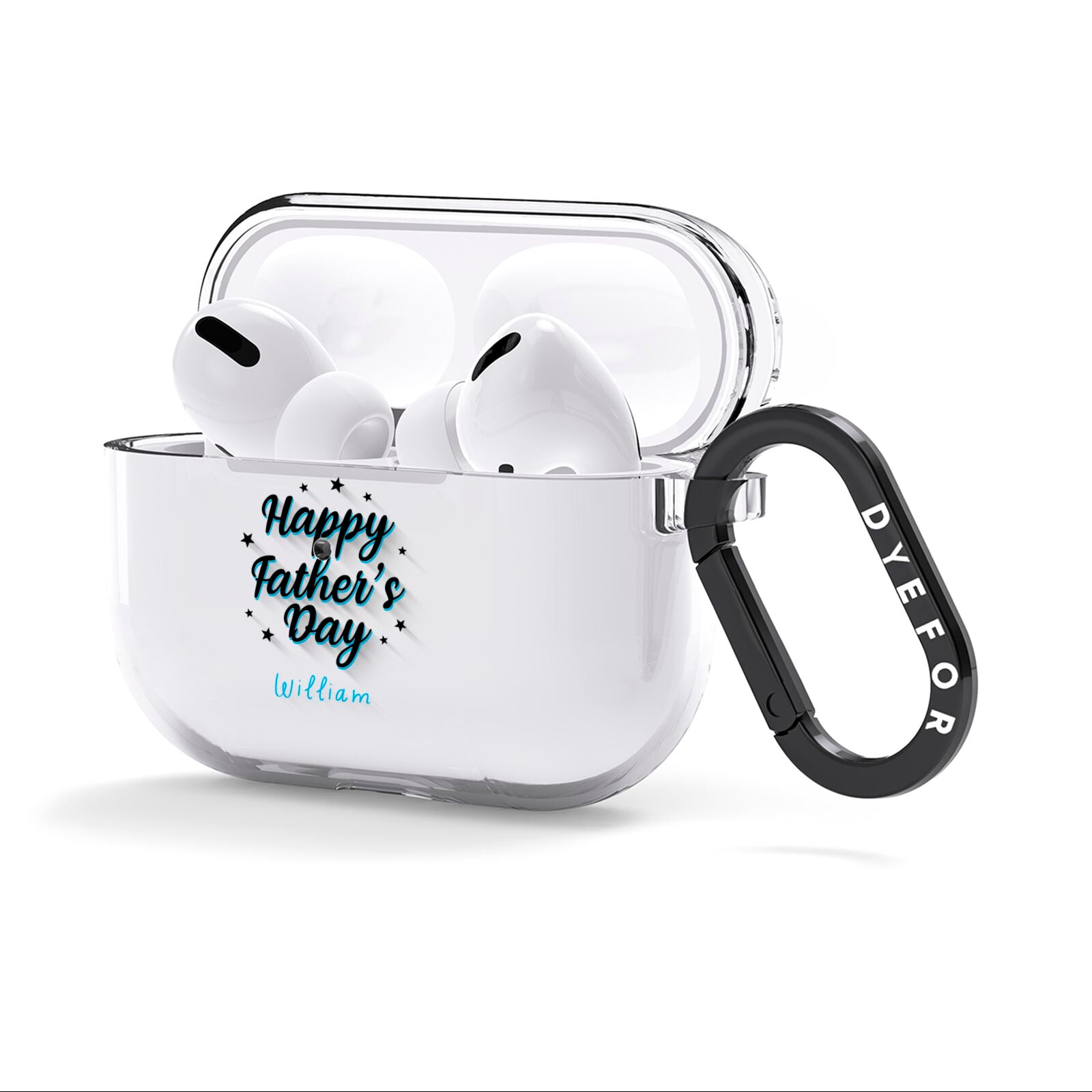 Fathers Day AirPods Clear Case 3rd Gen Side Image