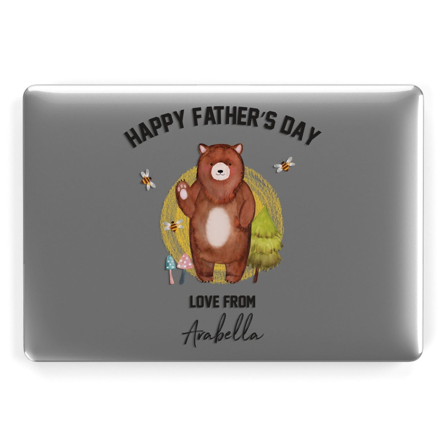 Fathers Day Bear Apple MacBook Case