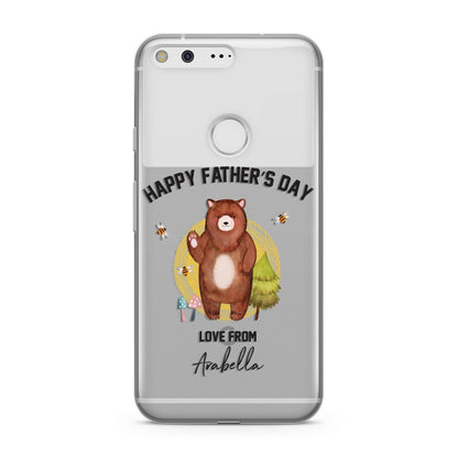 Fathers Day Bear Google Pixel Case