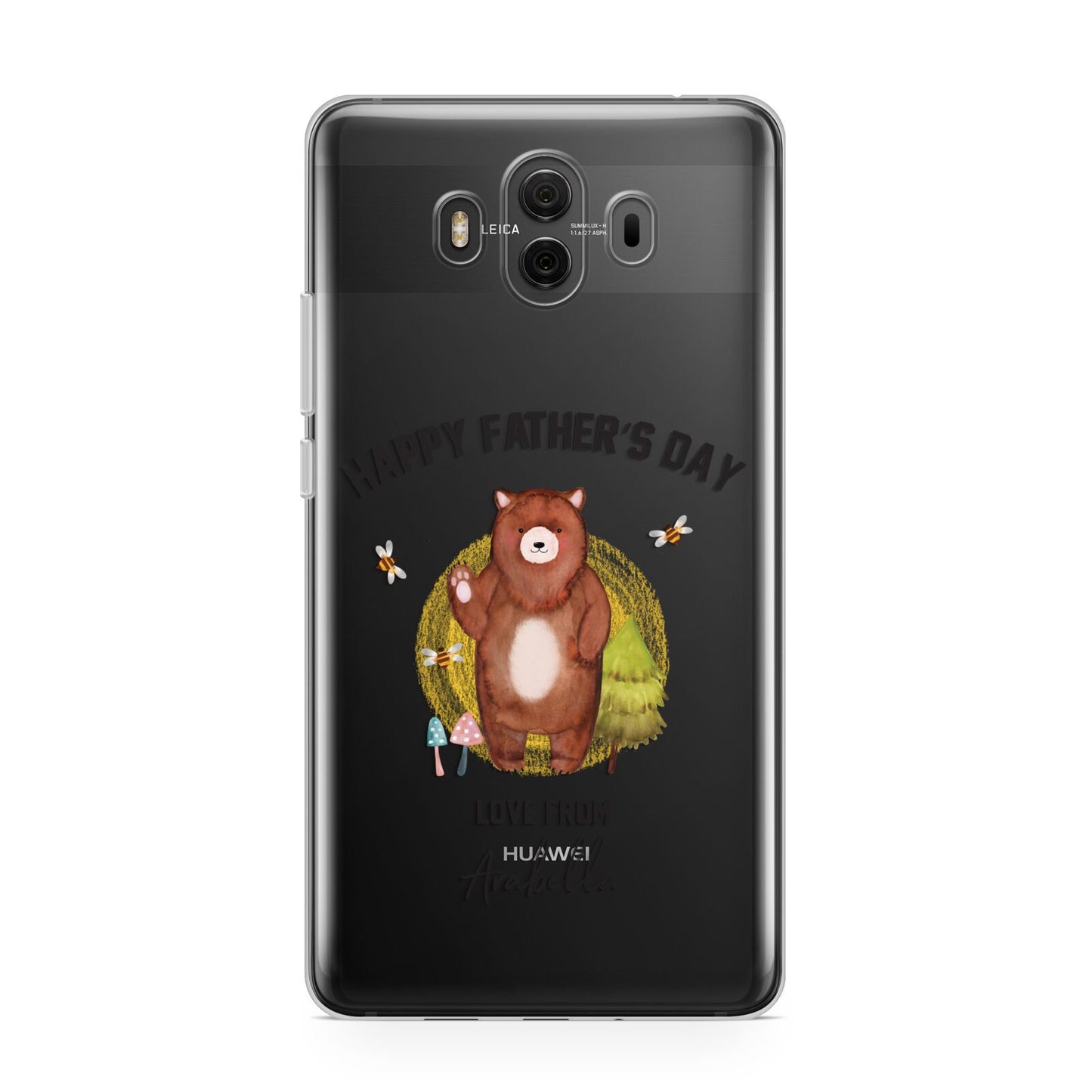 Fathers Day Bear Huawei Mate 10 Protective Phone Case