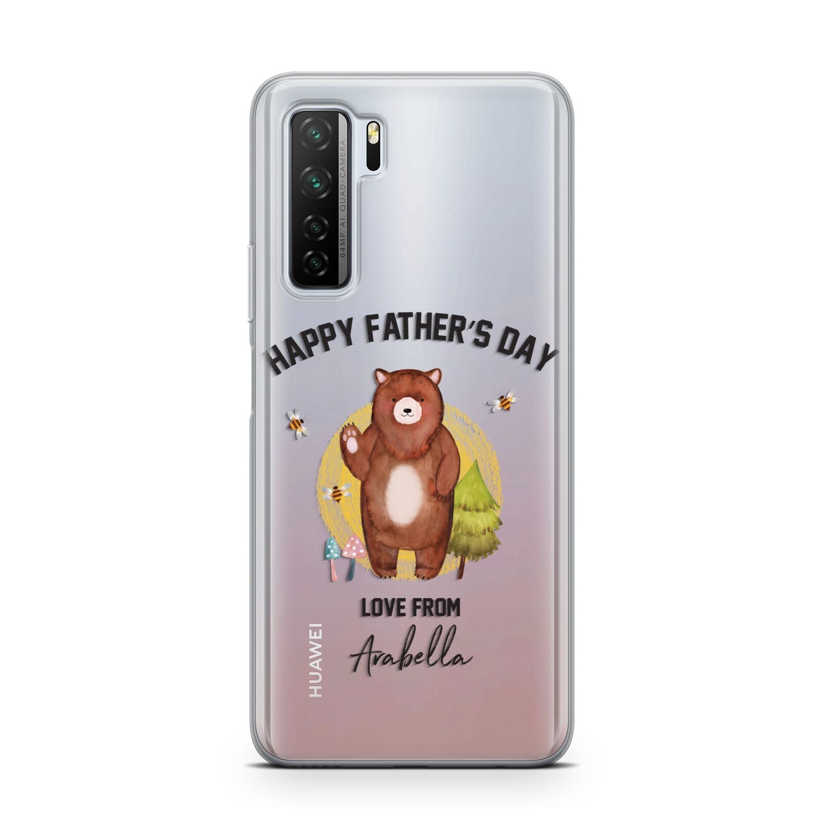 Fathers Day Bear Huawei P40 Lite 5G Phone Case