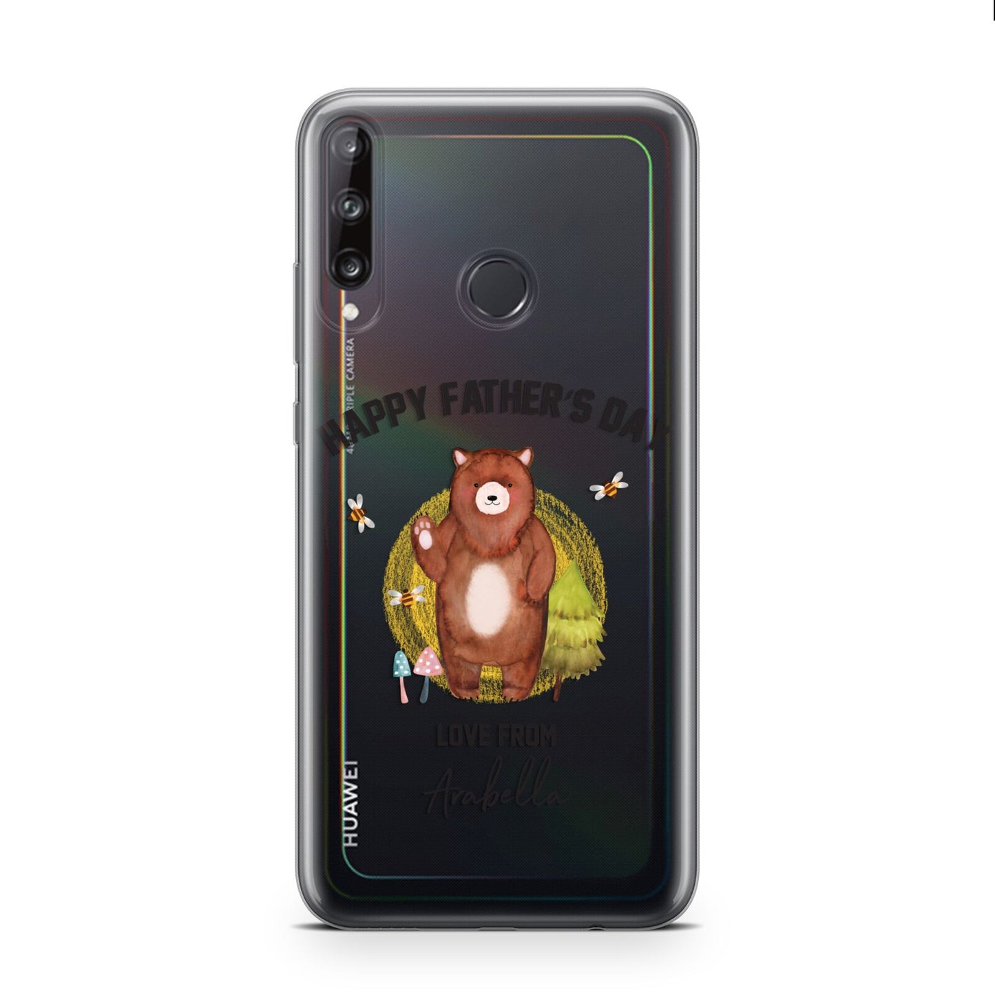 Fathers Day Bear Huawei P40 Lite E Phone Case